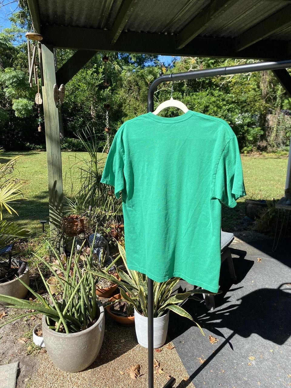 Vintage 2000s Green Lucky Boys Confusion Chicago Graphic Tee Medium Size US M / EU 48-50 / 2 - 4 Thumbnail