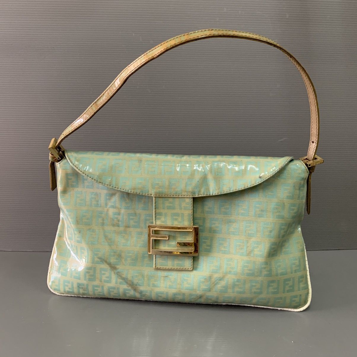 Fendi Fendi Zucchino Baguette Bag Size ONE SIZE - 3 Thumbnail