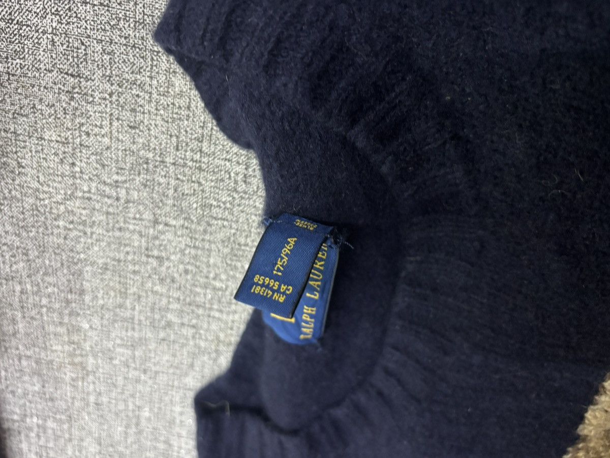 Polo Ralph Lauren 💥RARE💥 Vintage Polo Ralph Lauren Bear Hand Knit Sweater Size US M / EU 48-50 / 2 - 12 Thumbnail