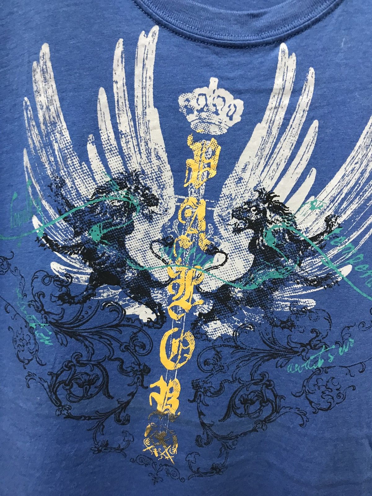 Affliction × Express × Southpole Affliction Express Lion Wing Y2K Graphic Tee Size US M / EU 48-50 / 2 - 2 Thumbnail