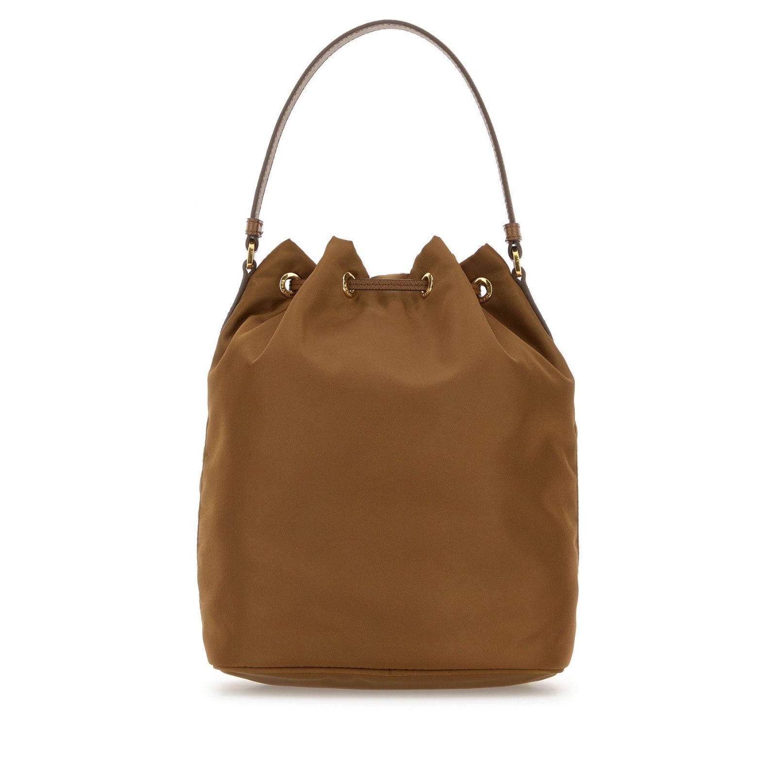 Prada PRADA Duet $1950 Brandy Nylon Bucket Bag New & Authentic Size ONE SIZE - 3 Thumbnail