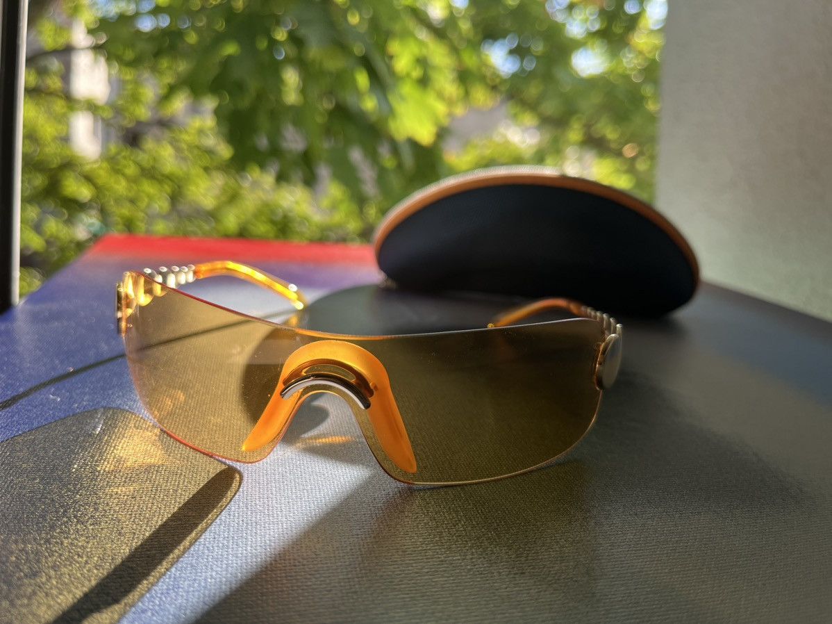 Christian Dior Monsieur Dior Millenium Sunglasses vintage orange silver Size ONE SIZE - 11 Thumbnail