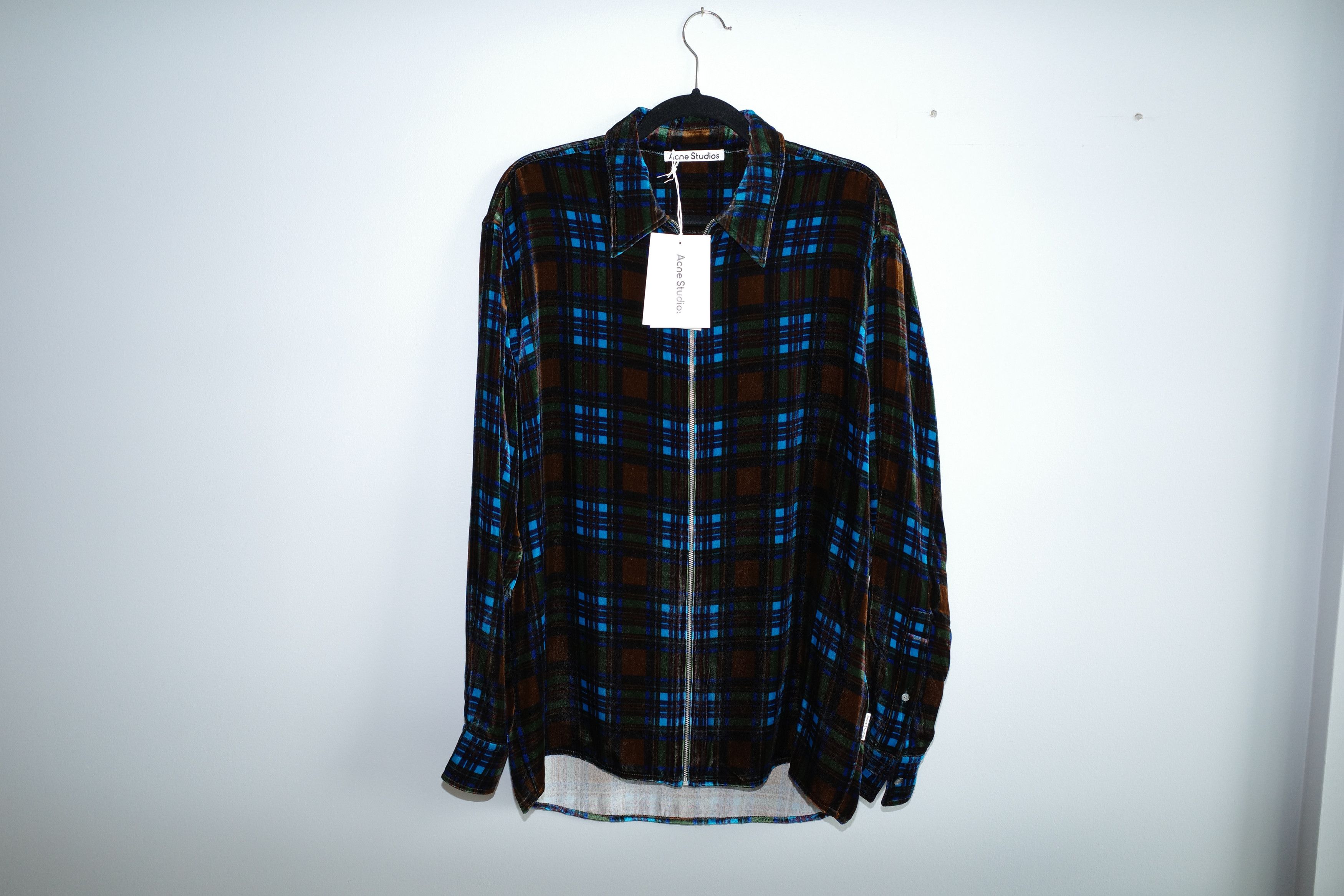 Acne Studios Tartarn Zippered Shirt Jacket Size US S / EU 44-46 / 1 - 6 Thumbnail