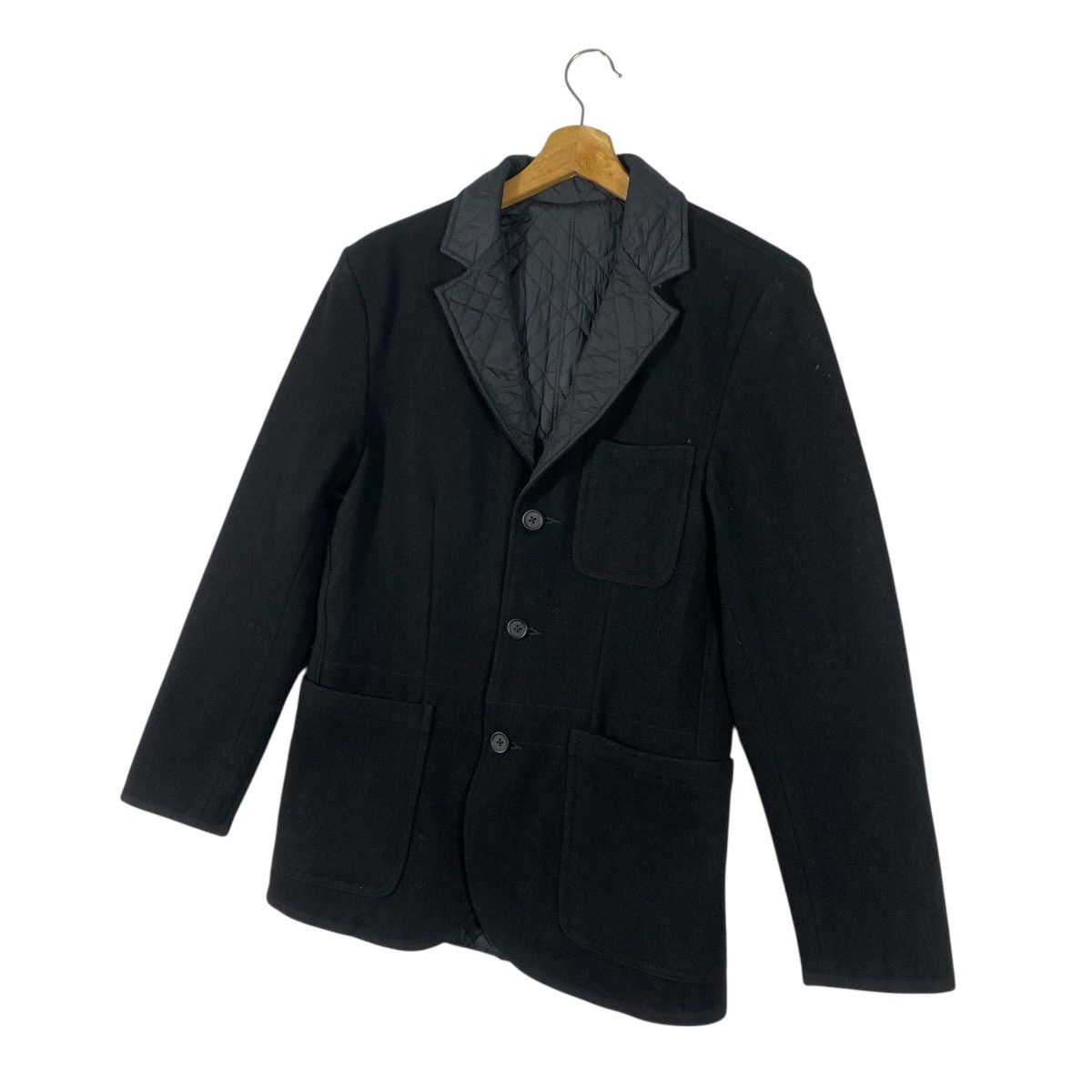 Levi's Levis Reversible Black Wool Blazer Quilted Jacket S Size Size US S / EU 44-46 / 1 - 2 Thumbnail