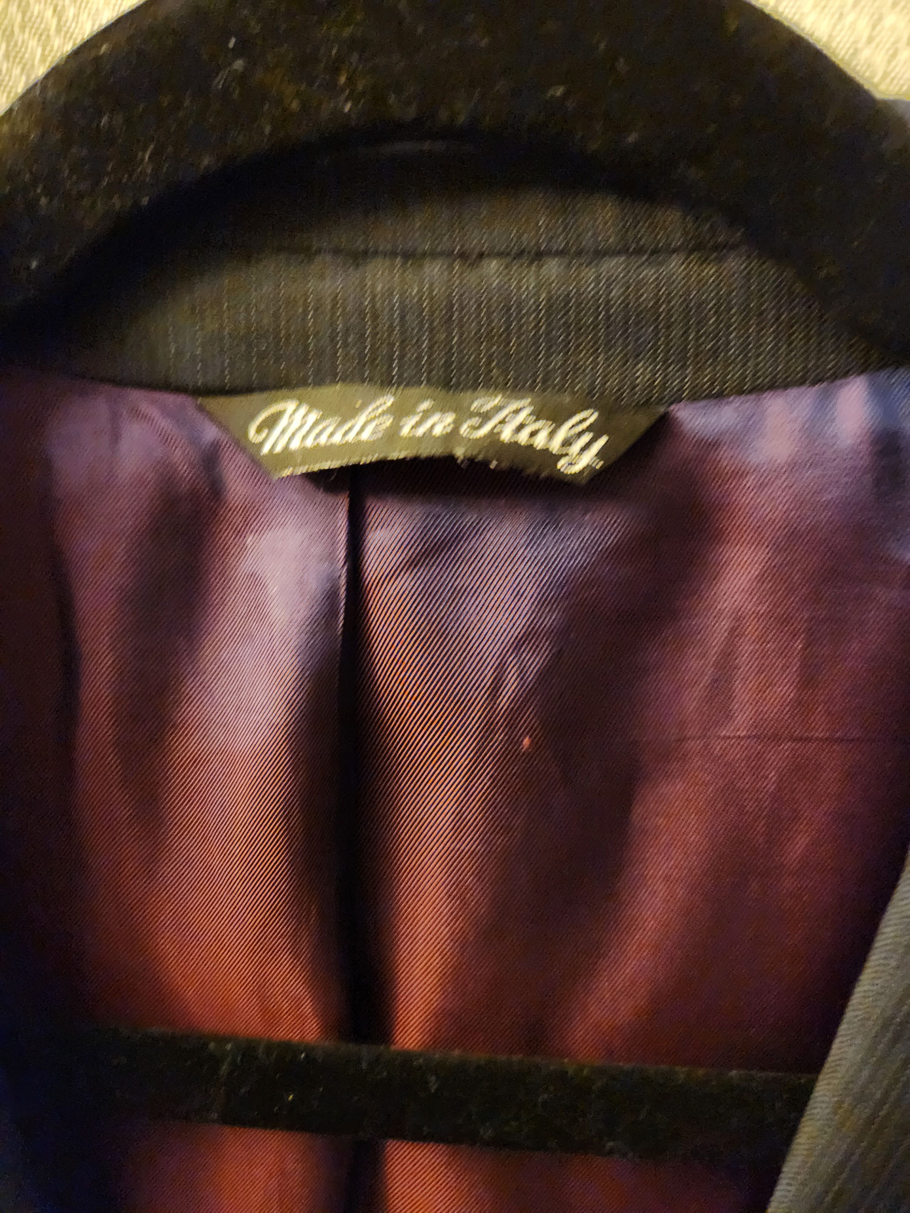 Ermenegildo Zegna 100% Wool Black Subtle Pinstripe Blazer Size 46R - 5 Thumbnail
