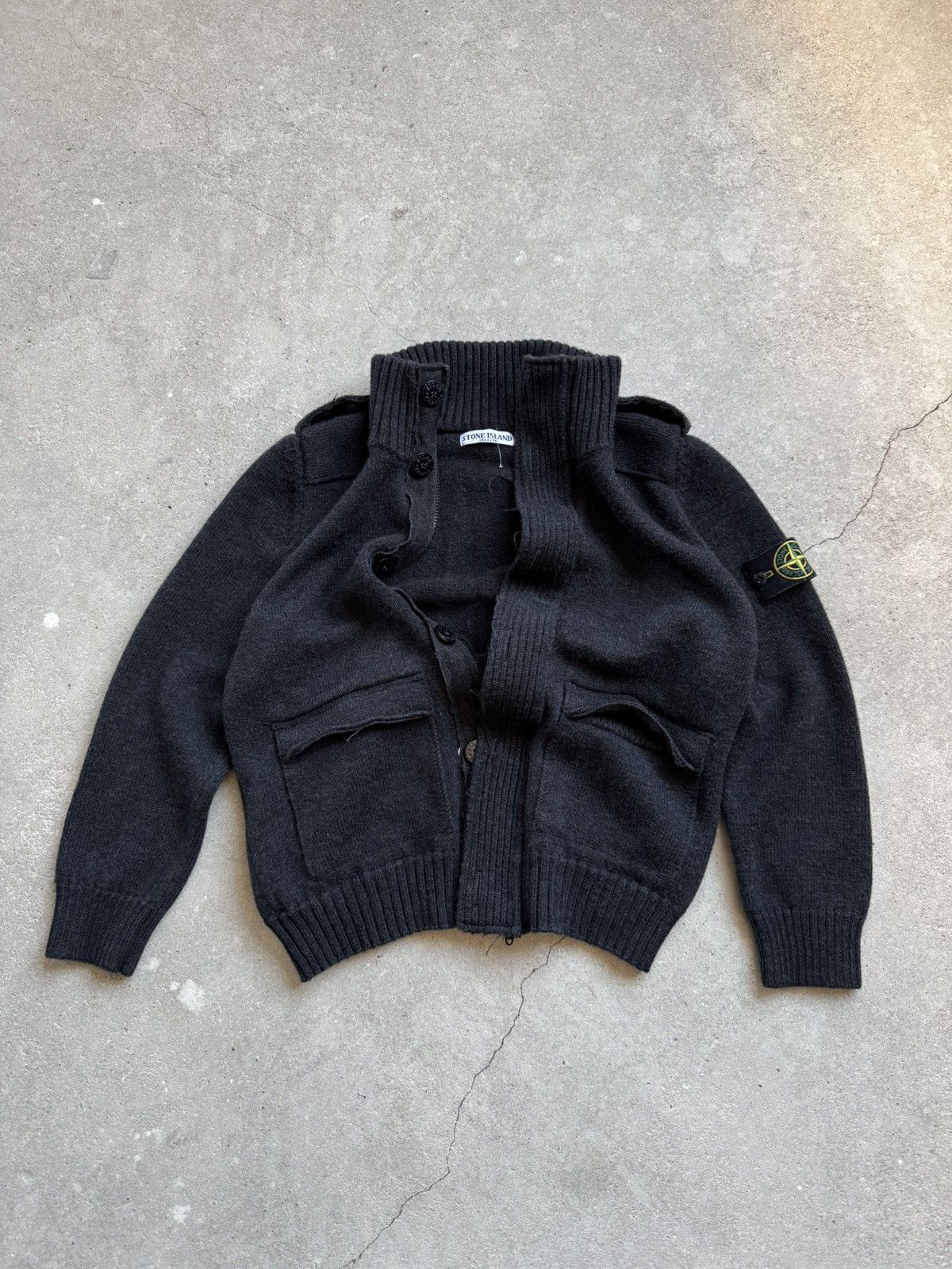 Stone Island Cardigan | Grailed