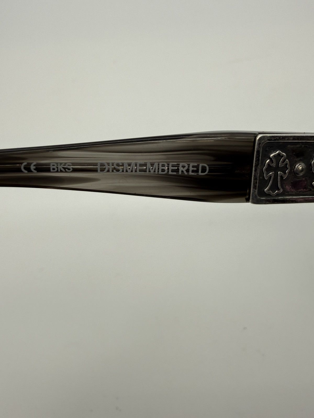 Chrome Hearts CHROME HEARTS "DISMEMBERED" BKS — .925 Cross Temple Frames Size ONE SIZE - 9 Thumbnail