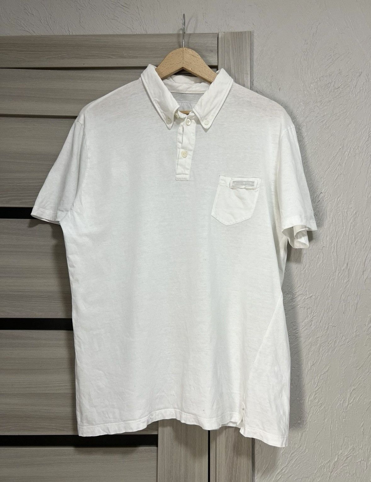 Prada 😍Prada T-shirt Basic White New Collection Mini Logo Size US L / EU 52-54 / 3 - 6 Thumbnail