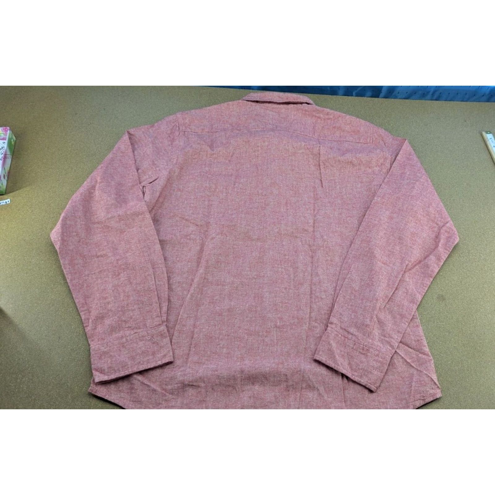 Vintage Corisco Japan Mens Button Down Shirt M Pink Plain Cotton front Pocket Shirt Mens M Pink Cotton Button-Up Front Pocket Size US M / EU 48-50 / 2 - 2 Thumbnail