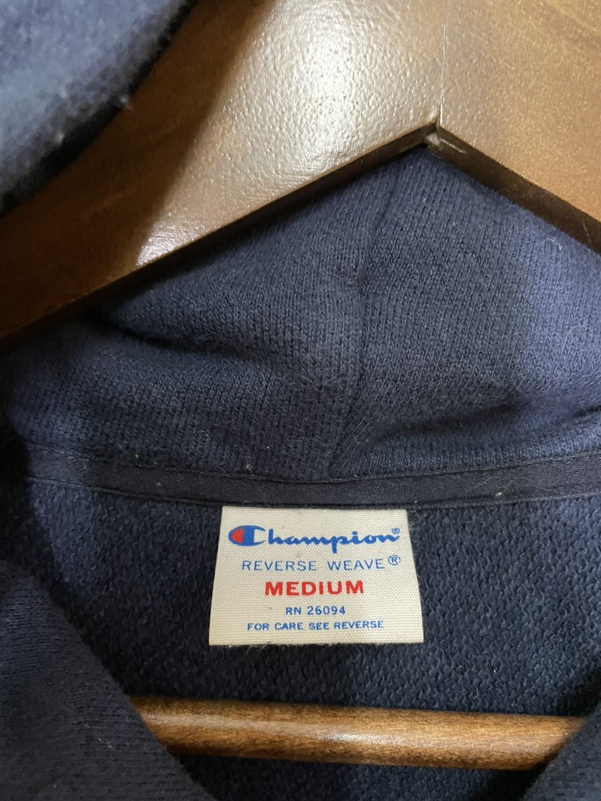 Champion CHAMPION hoodie fully zipper sweatshirt color blueblack Size US S / EU 44-46 / 1 - 7 Thumbnail