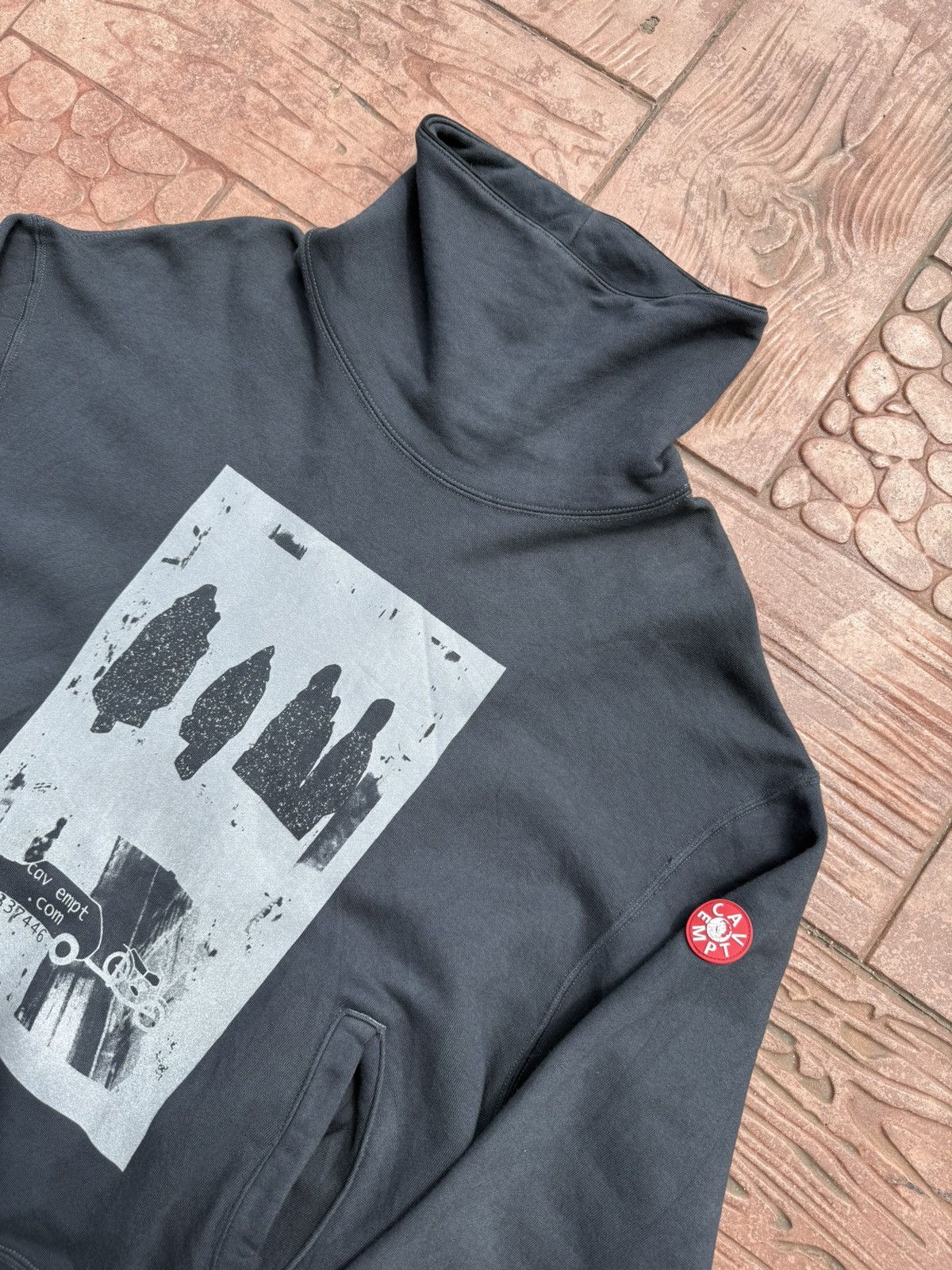 Cav Empt CAV EMPT 20XIX Garment Dyed Monster Neck Baggy Jumper Size US M / EU 48-50 / 2 - 2 Thumbnail