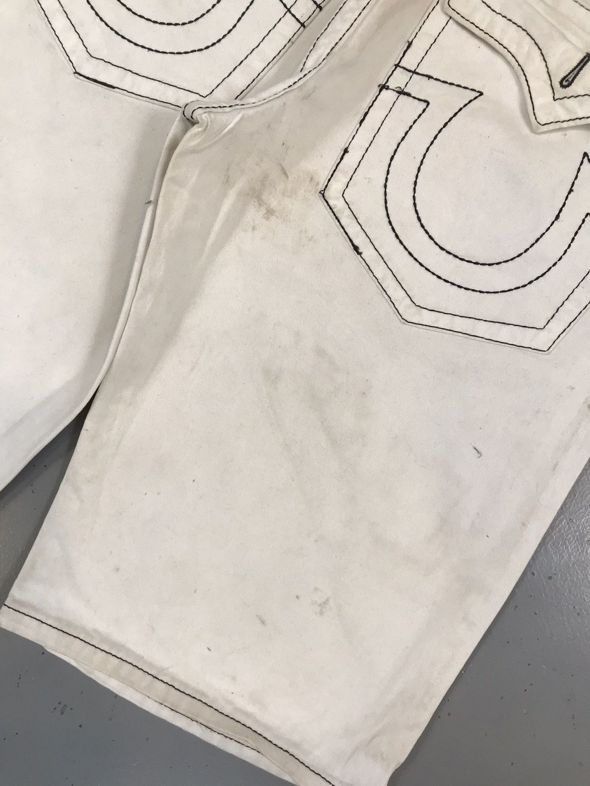 True Religion × Vintage Vintage true religion inspired Joey super T denim jort Size US 36 / EU 52 - 10 Thumbnail