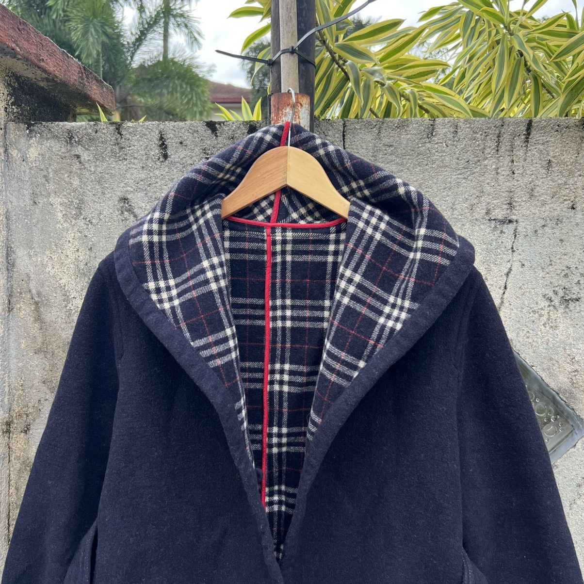 Burberry “BURBERRY” WOOL LONG COAT JACKET Size M / US 6-8 / IT 42-44 - 4 Thumbnail