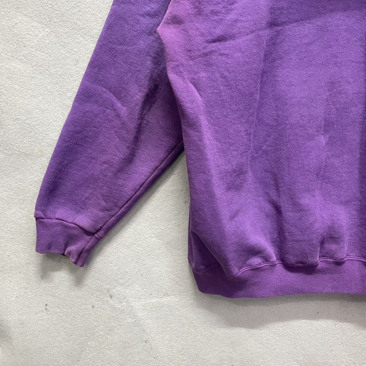 Adidas Vintage Adidas Trefoil Hoodie — Purple — Made in USA — Large Size US L / EU 52-54 / 3 - 9 Thumbnail