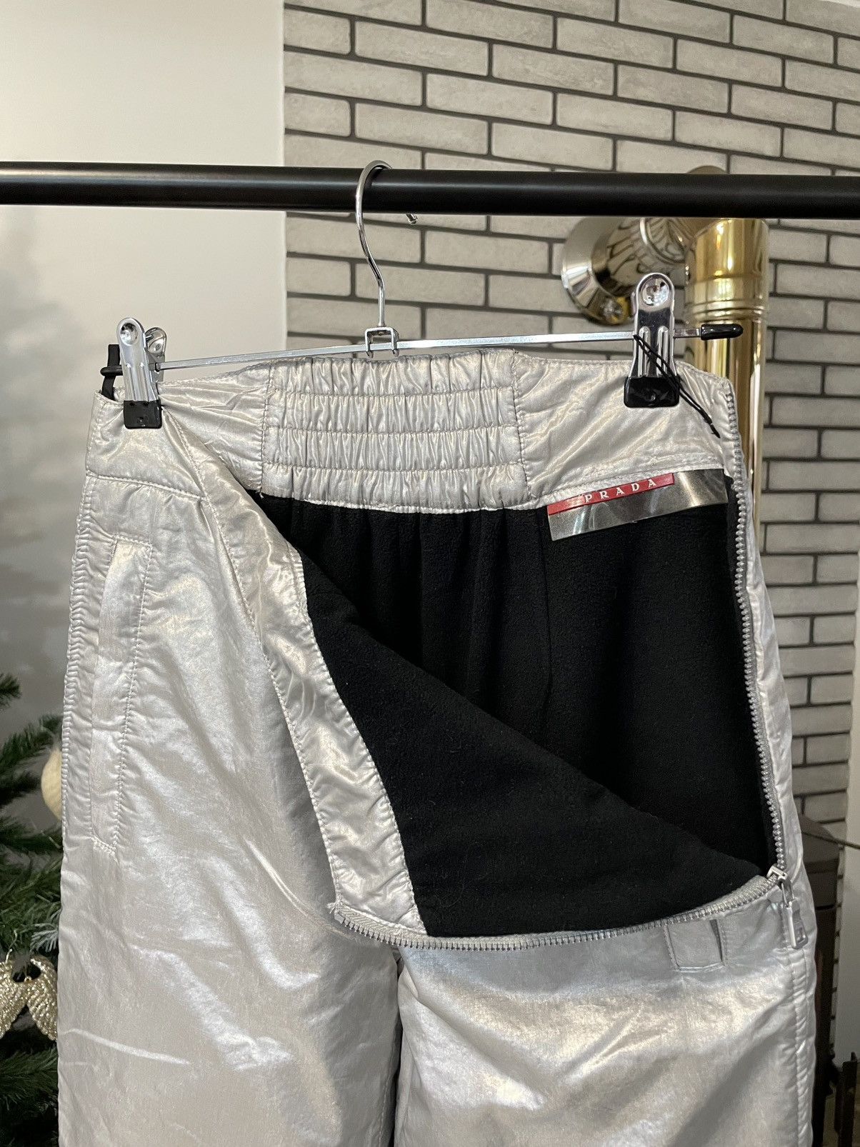 Prada Vintage Prada Red Tab Cosmic Astro Ski Pants Trousers Size 26" / US 2 / IT 38 - 3 Thumbnail