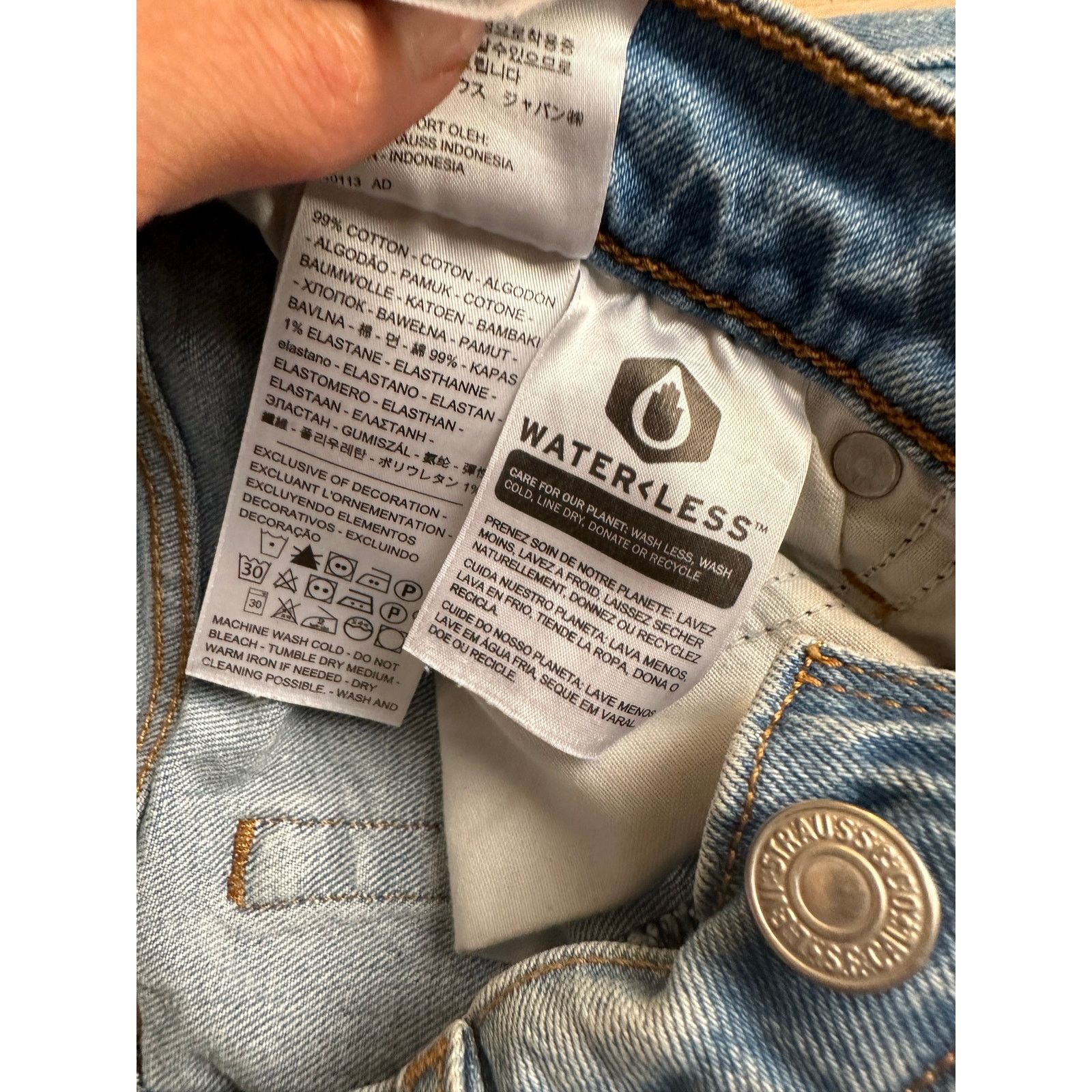 Levi's Levi Strauss Wedgie Denim Jeans Size 26 - MINT Size 26" / US 2 / IT 38 - 12 Thumbnail