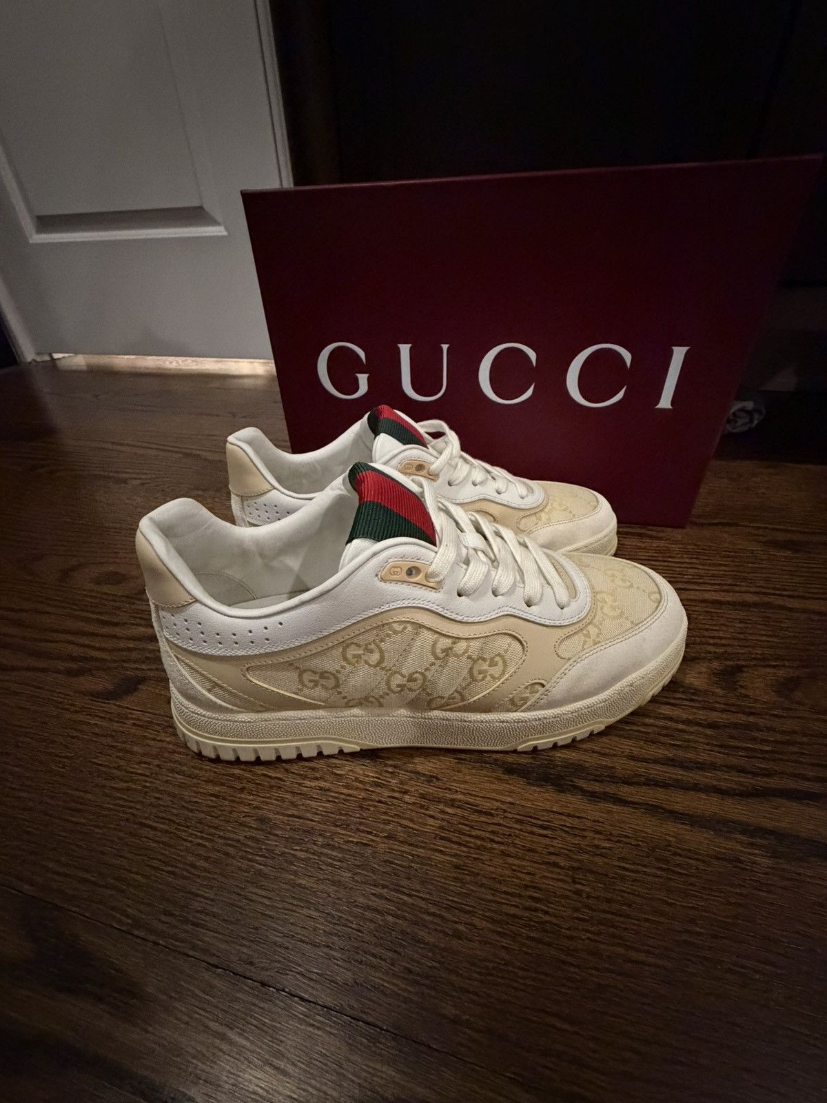 Gucci Gucci Canvas Re-Web sneakers Size US 7.5 / EU 40-41 - 2 Thumbnail