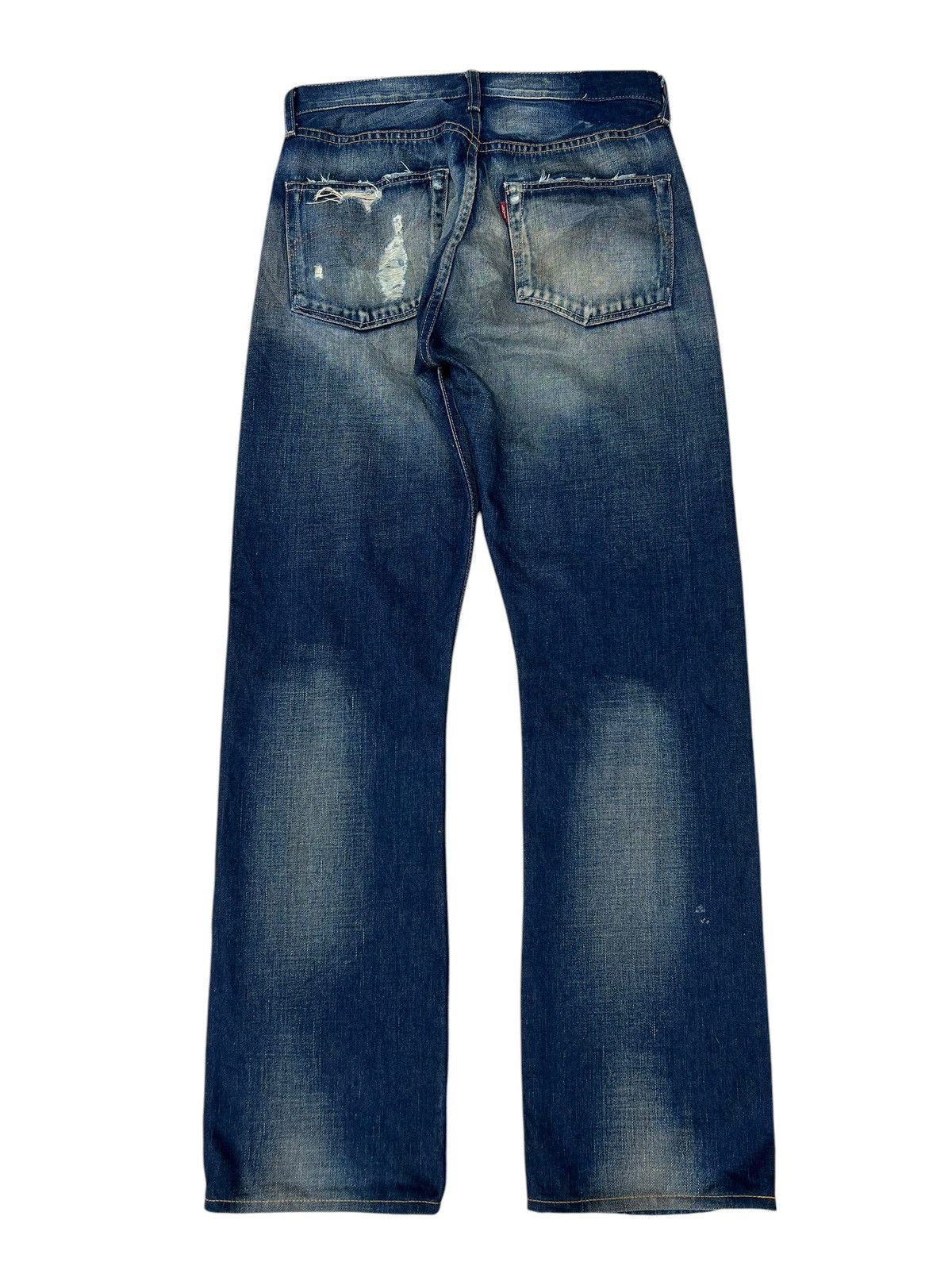 Levi's Vintage Clothing WW2 Model 2006 LVC Levi’s S501XX Big E Denim Selvedge Jeans Size US 31 - 15 Thumbnail