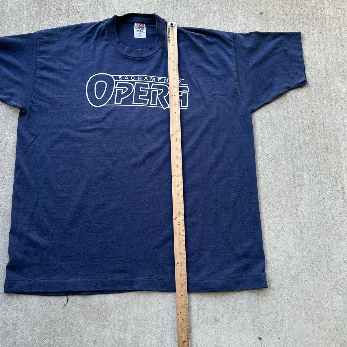 Band Tees Vintage Sacramento Opera T Shirt 90s USA Fruit Of The Loom Size US XXL / EU 58 / 5 - 6 Thumbnail