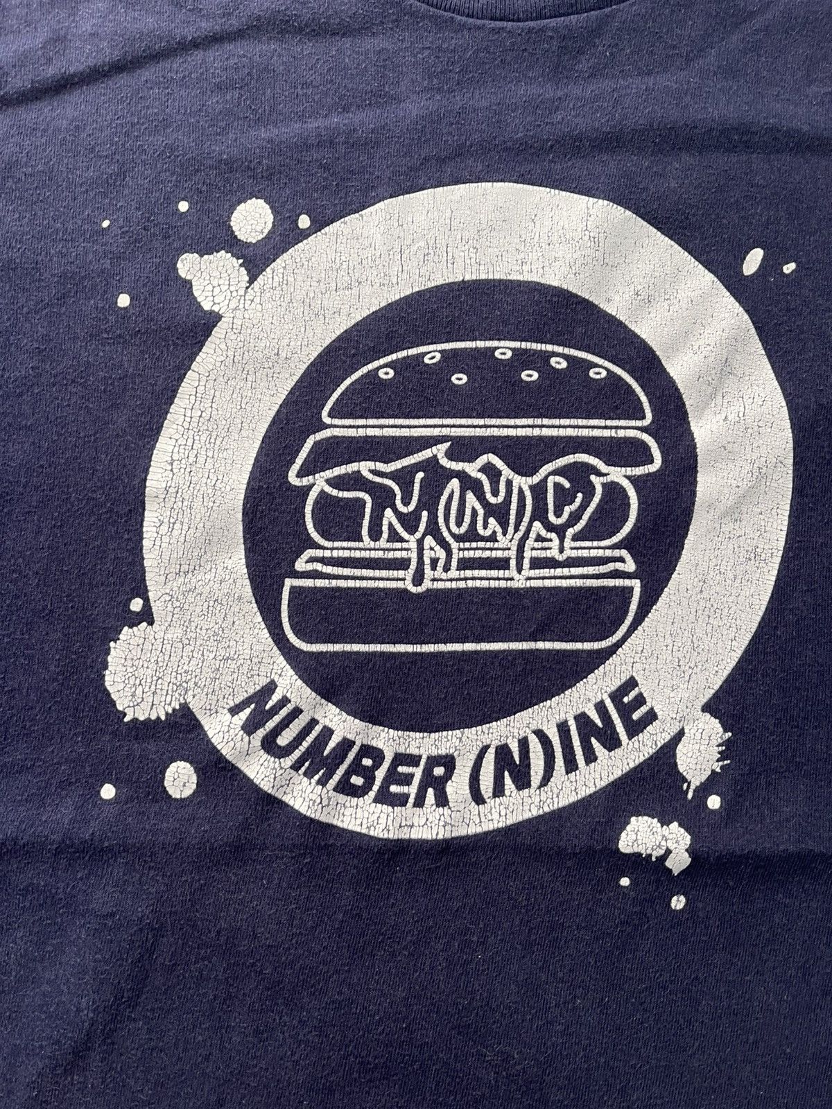 Number (N)ine VINTAGE NUMBER (N)INE HAMBURGER TEE VERY RARE Size US M / EU 48-50 / 2 - 3 Thumbnail