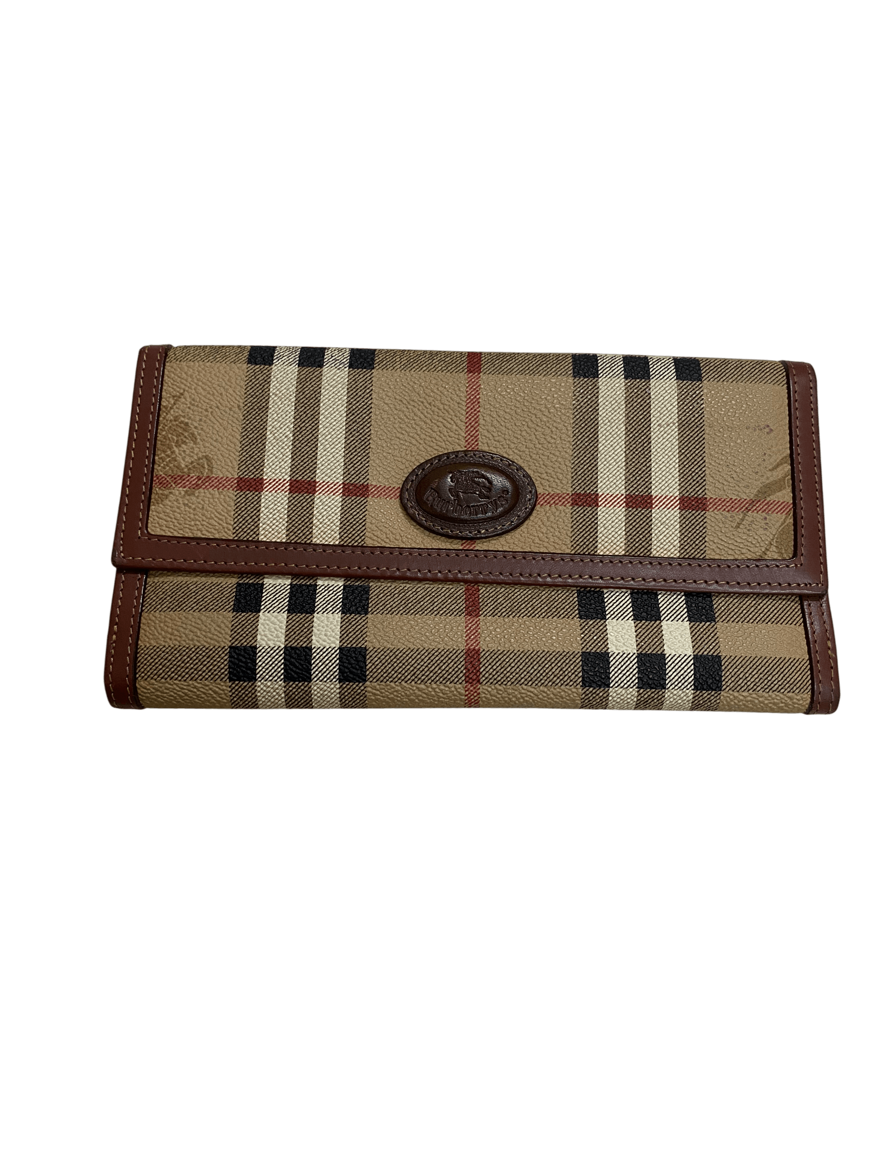 Burberry Iconic Vintage Burberry Nova Check Wallet Size ONE SIZE - 1 Thumbnail