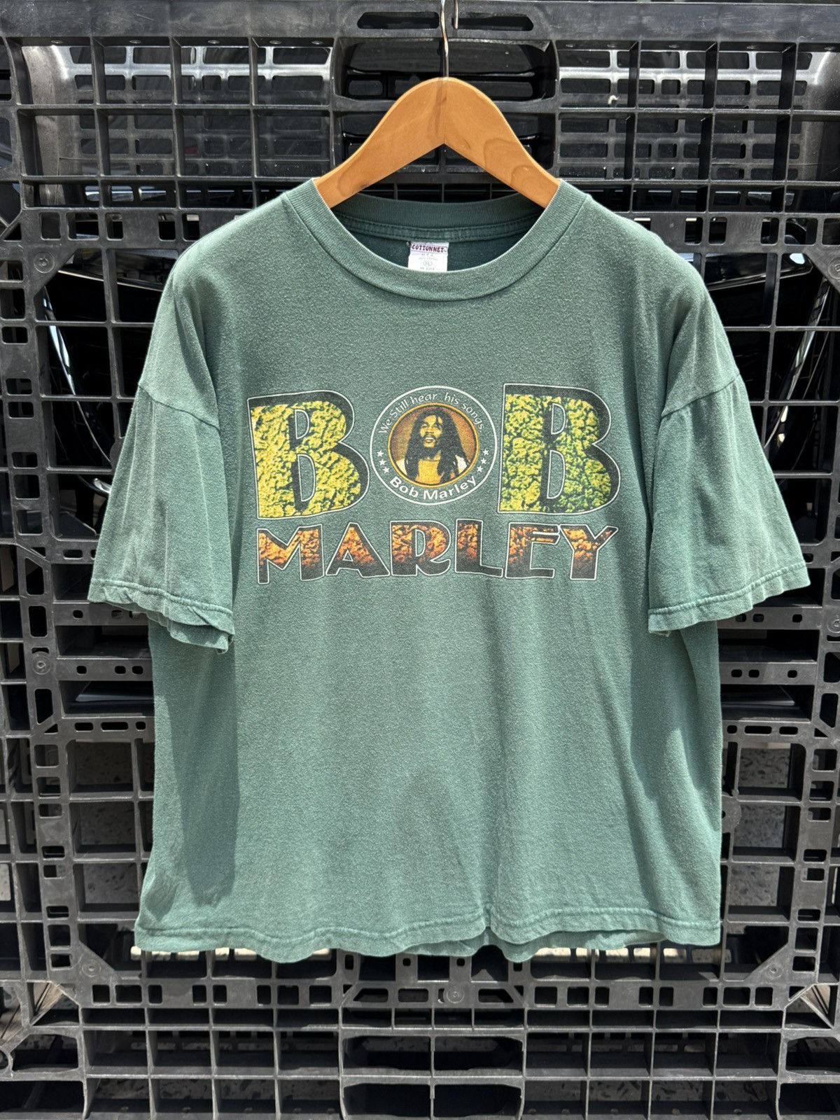 Vintage 💥Vintage Bob Marley The Spirit Dancer 90s Rap Tee T-Shirt Size US XL / EU 56 / 4 - 1 Thumbnail