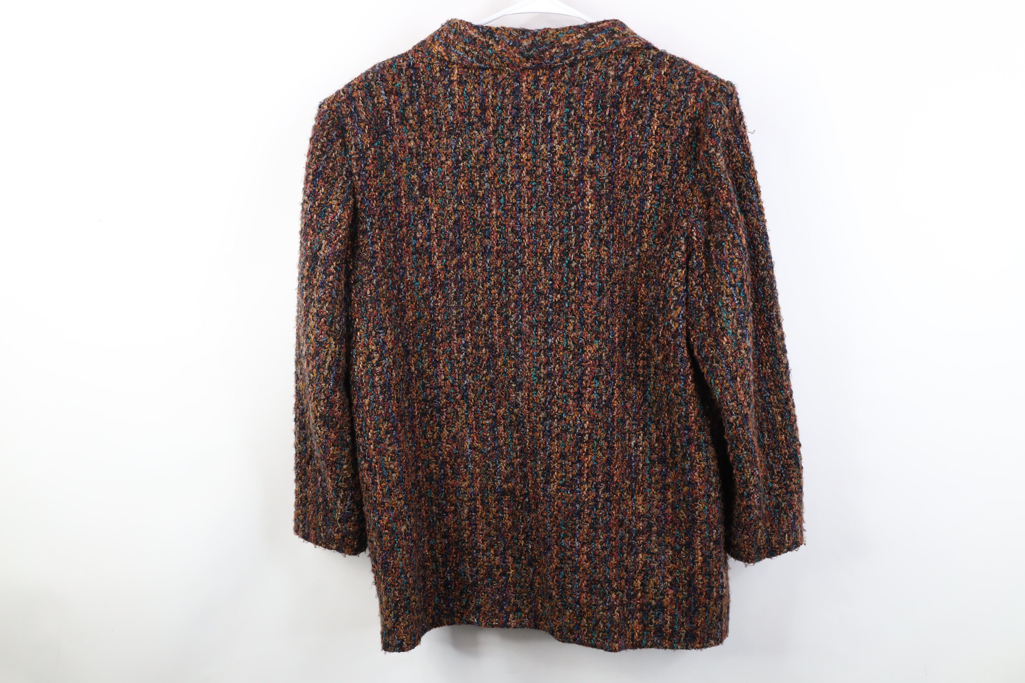 Vintage Vintage 90s Streetwear Wool Rainbow Suit Blazer Jacket USA Size XL / US 12-14 / IT 48-50 - 12 Thumbnail