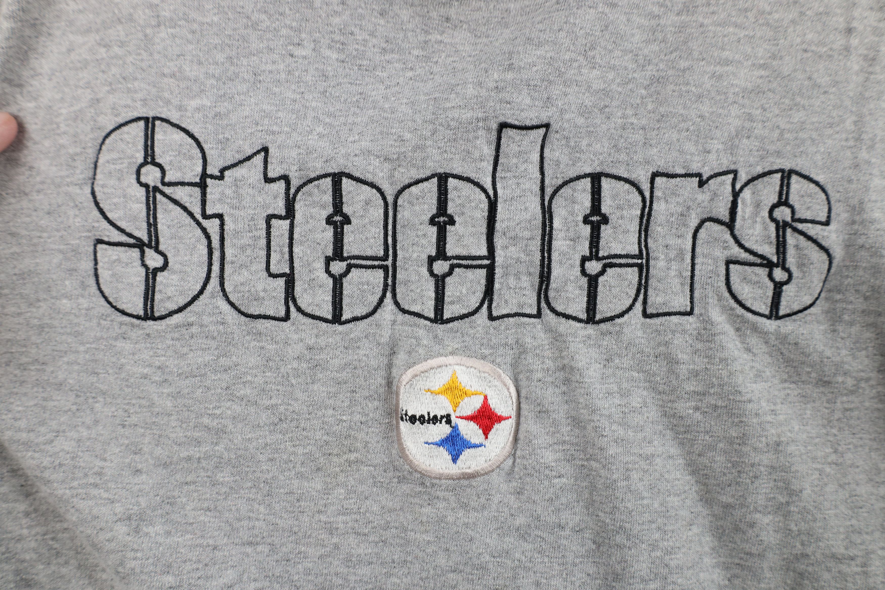 Vintage Vintage 90s Pittsburgh Steelers Football Long Sleeve T-Shirt Size US L / EU 52-54 / 3 - 4 Thumbnail