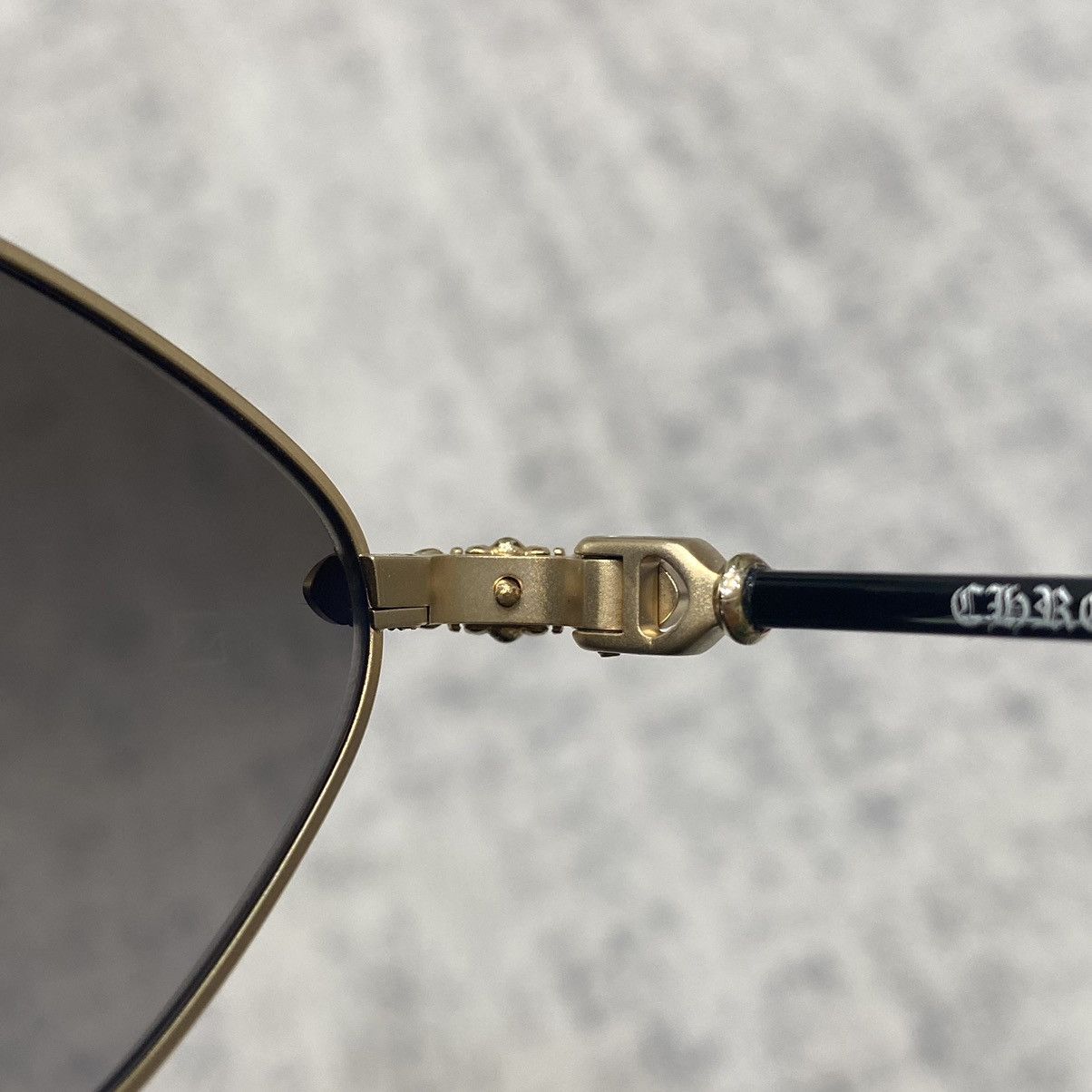Chrome Hearts CHROME HEARTS DIAMOND DOG Matte Black/Matte Gold PlatedBlack Size ONE SIZE - 13 Thumbnail