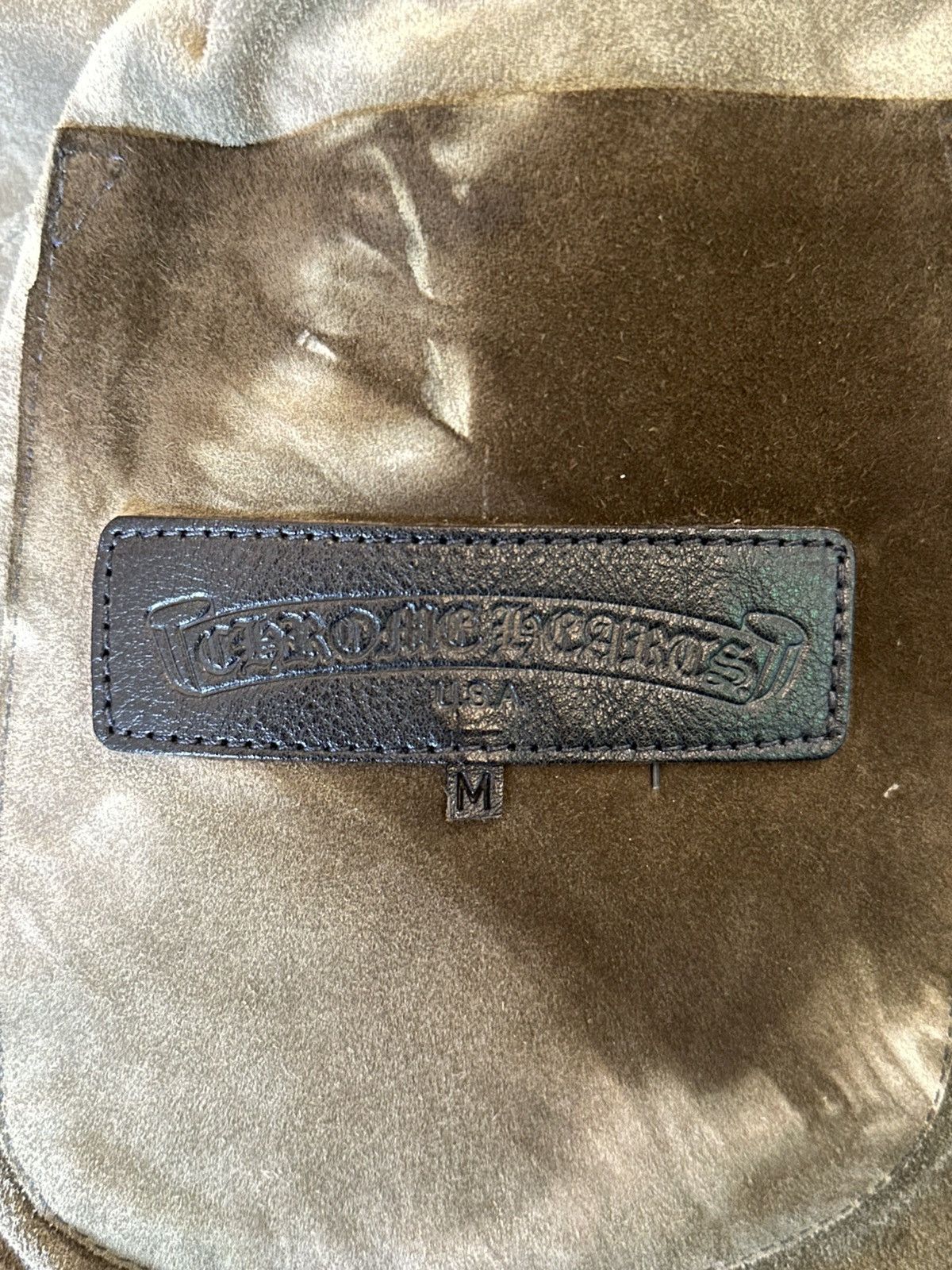 Chrome Hearts CHROME HEARTS TIE DYE SUEDE LEATHER FLUR M-XL Size US M / EU 48-50 / 2 - 5 Thumbnail