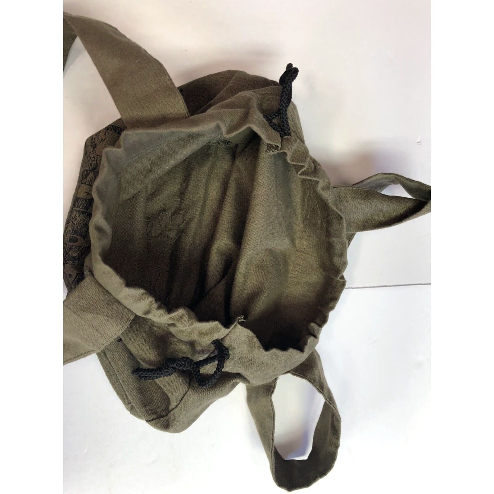 Campomaggi Campomaggi Bag Army Green Unisex 25 02 1961 Roomy Bag Denim Made in Italy Campomaggi 25 Unisex Adults Green 1961 Bag Roomy Army Green Size ONE SIZE - 3 Thumbnail