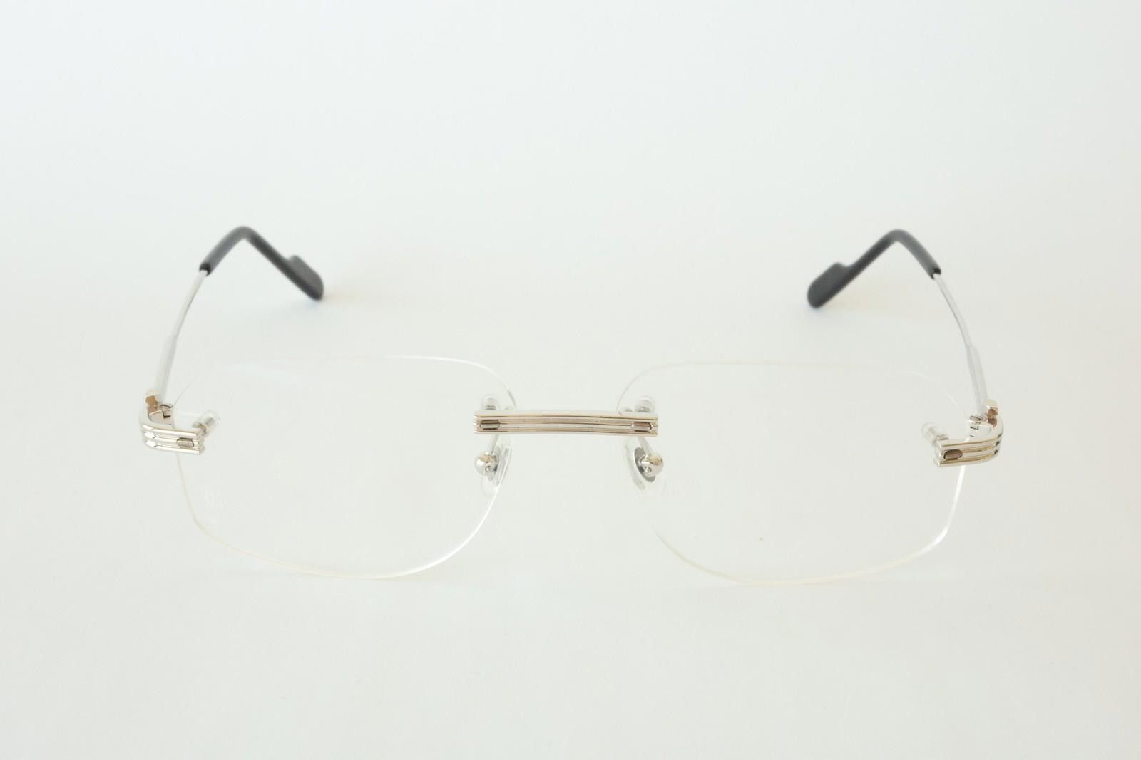Cartier New Cartier eyewear optical eyeglasses CT0284O 001 silver Size ONE SIZE - 3 Thumbnail