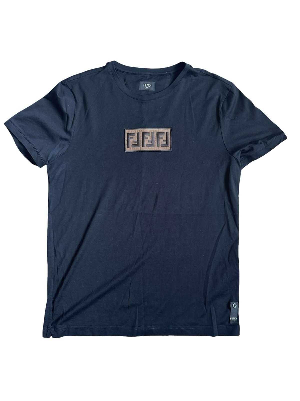 Fendi Fendi FF Plaque Tee Size US M / EU 48-50 / 2 - 1 Thumbnail