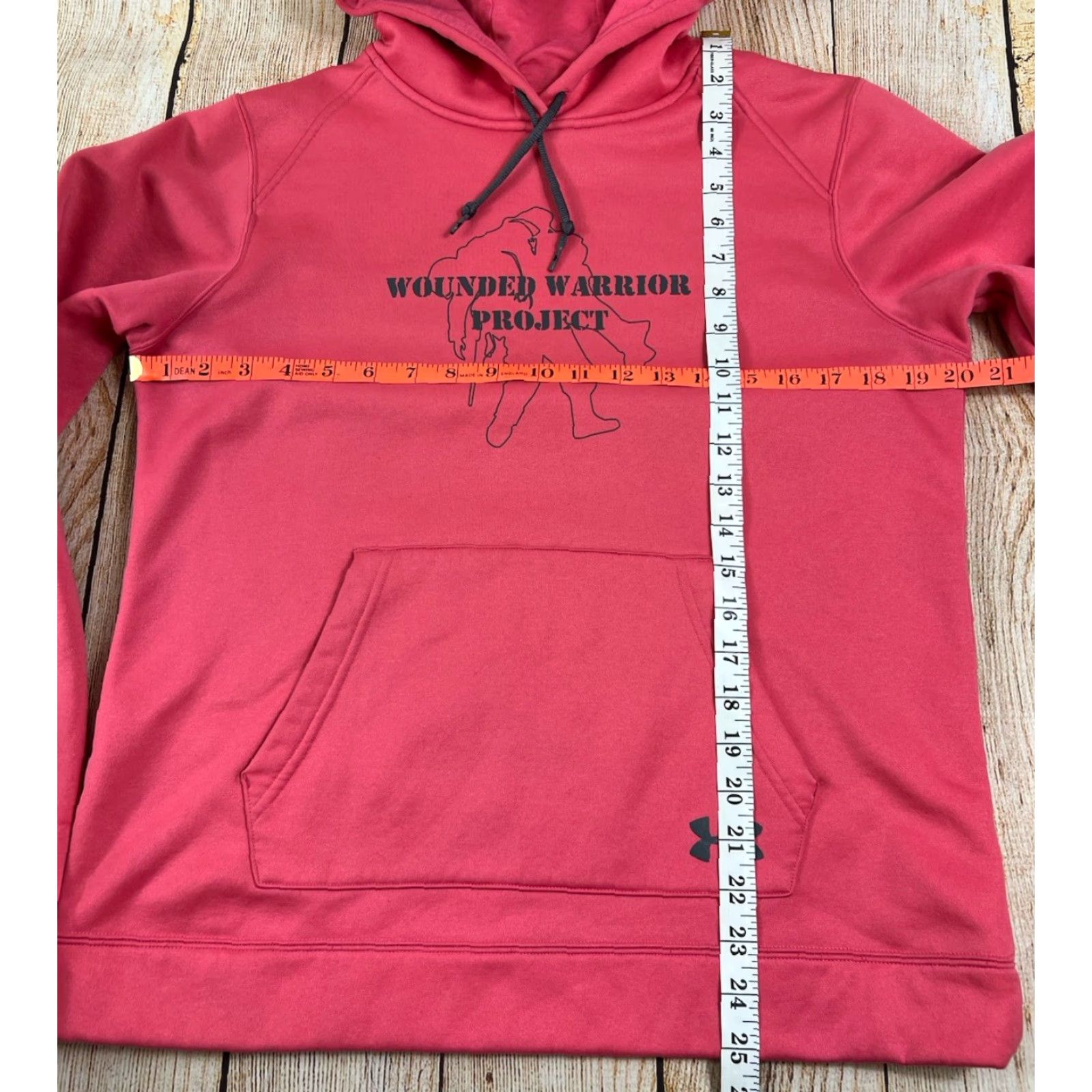 Under Armour Under Armour Hoodie Womens Pullover Pink Sweatshirt Hooded Pockets Wounded Warrior Size L Size L / US 10 / IT 46 - 6 Thumbnail