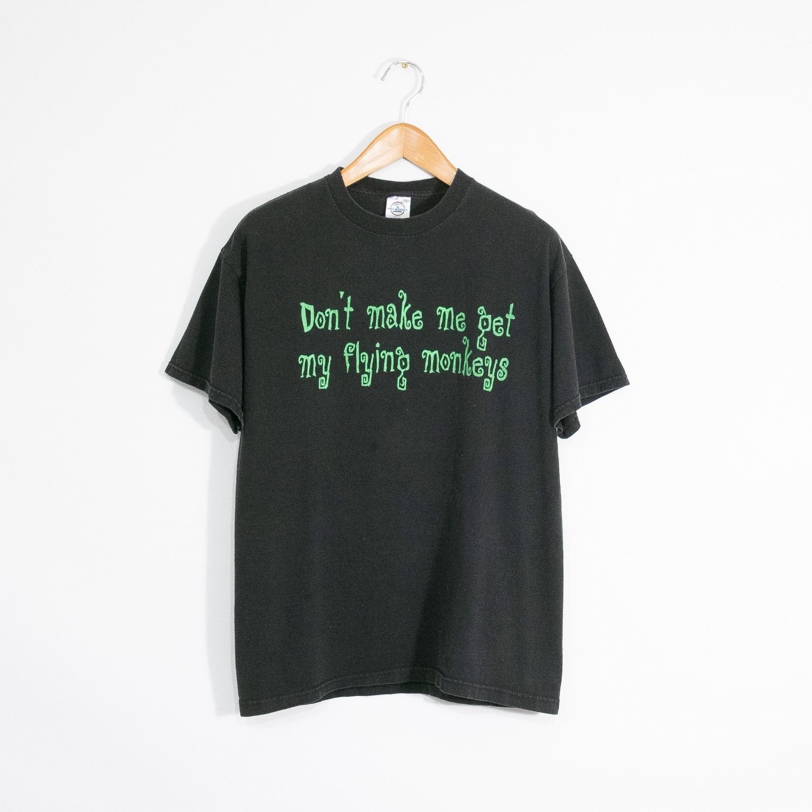 Vintage Vintage Y2K Funny Flying Monkeys Text Tee Mens Large Ironic Size US L / EU 52-54 / 3 - 2 Thumbnail