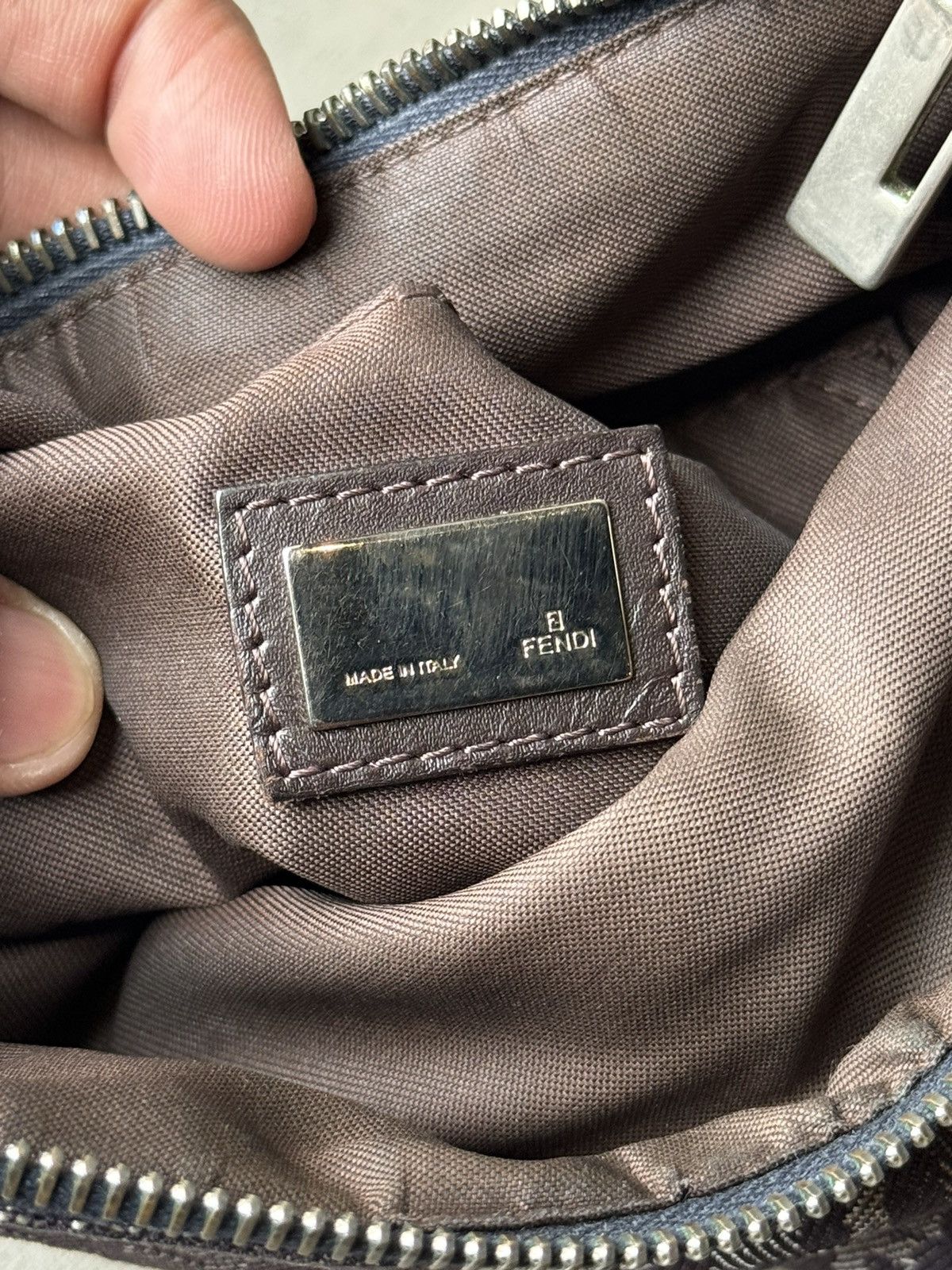 Fendi Fendi Vintage Blue Denim Monogram Logo Zucchino Size ONE SIZE - 9 Thumbnail
