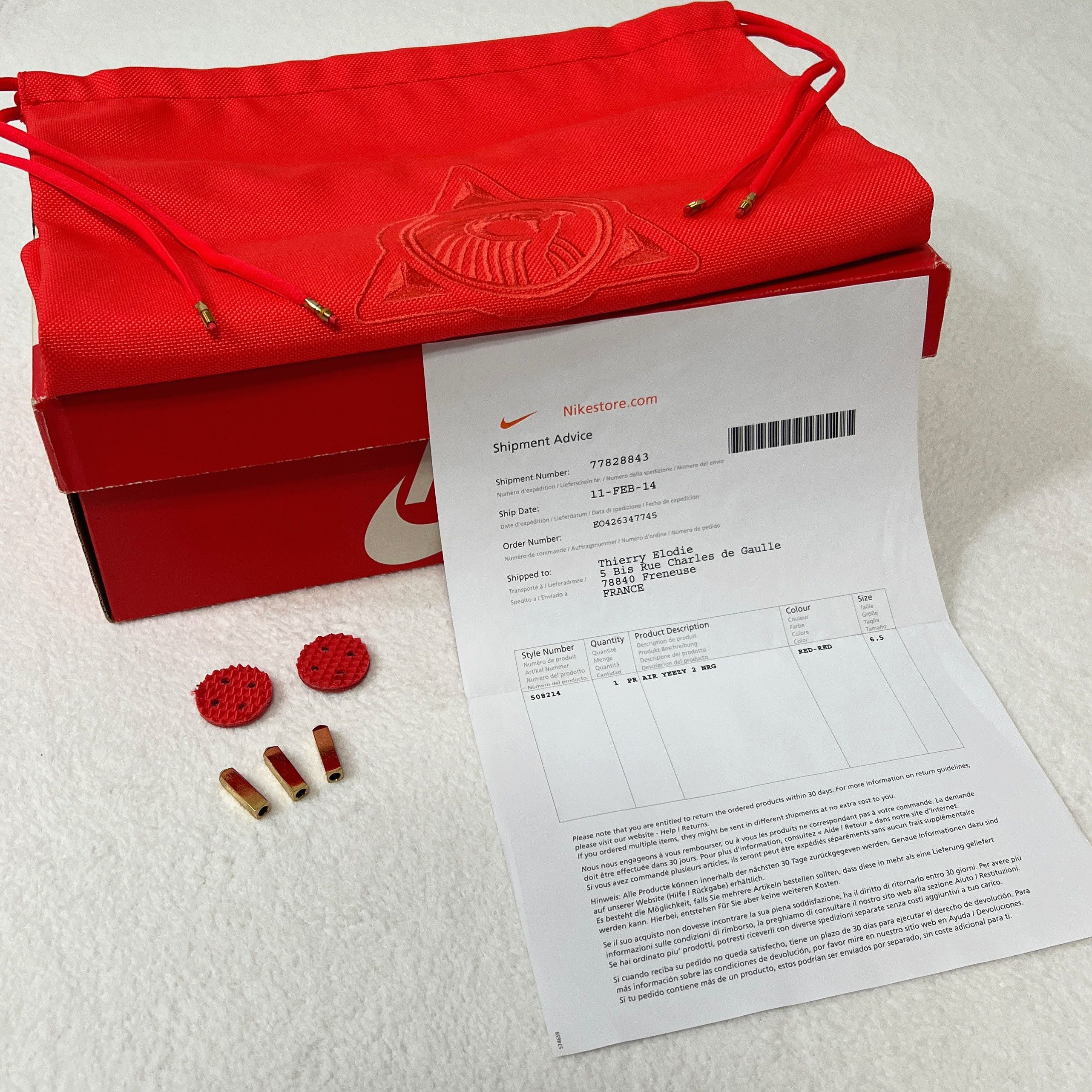 Nike Nike Air Yeezy 2 Red October (508214-660) Size US 6.5 / EU 39-40 - 8 Thumbnail