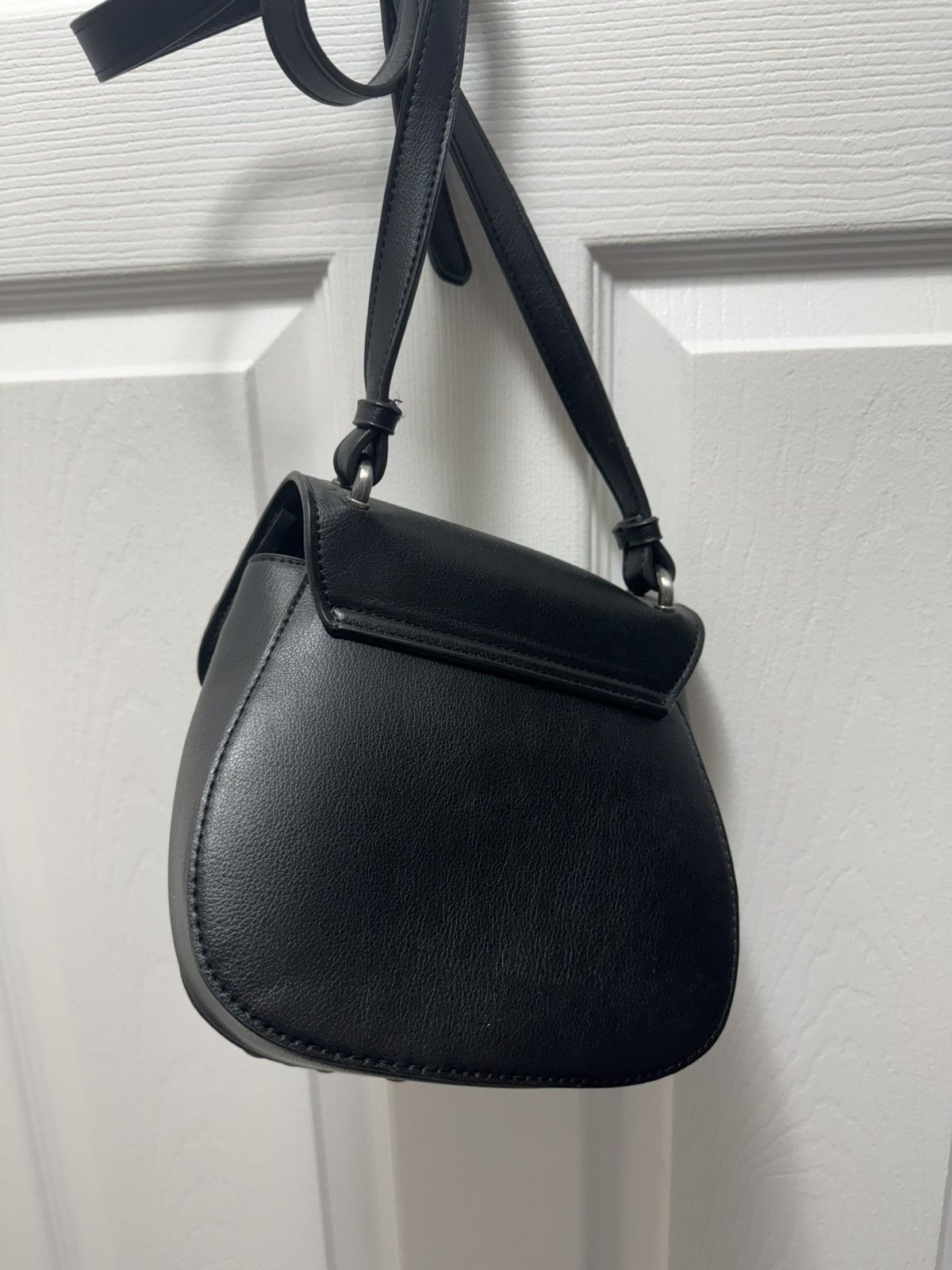 Zara Zara Basic Leather Purse Chain Bag Avant Garde Size ONE SIZE - 4 Thumbnail