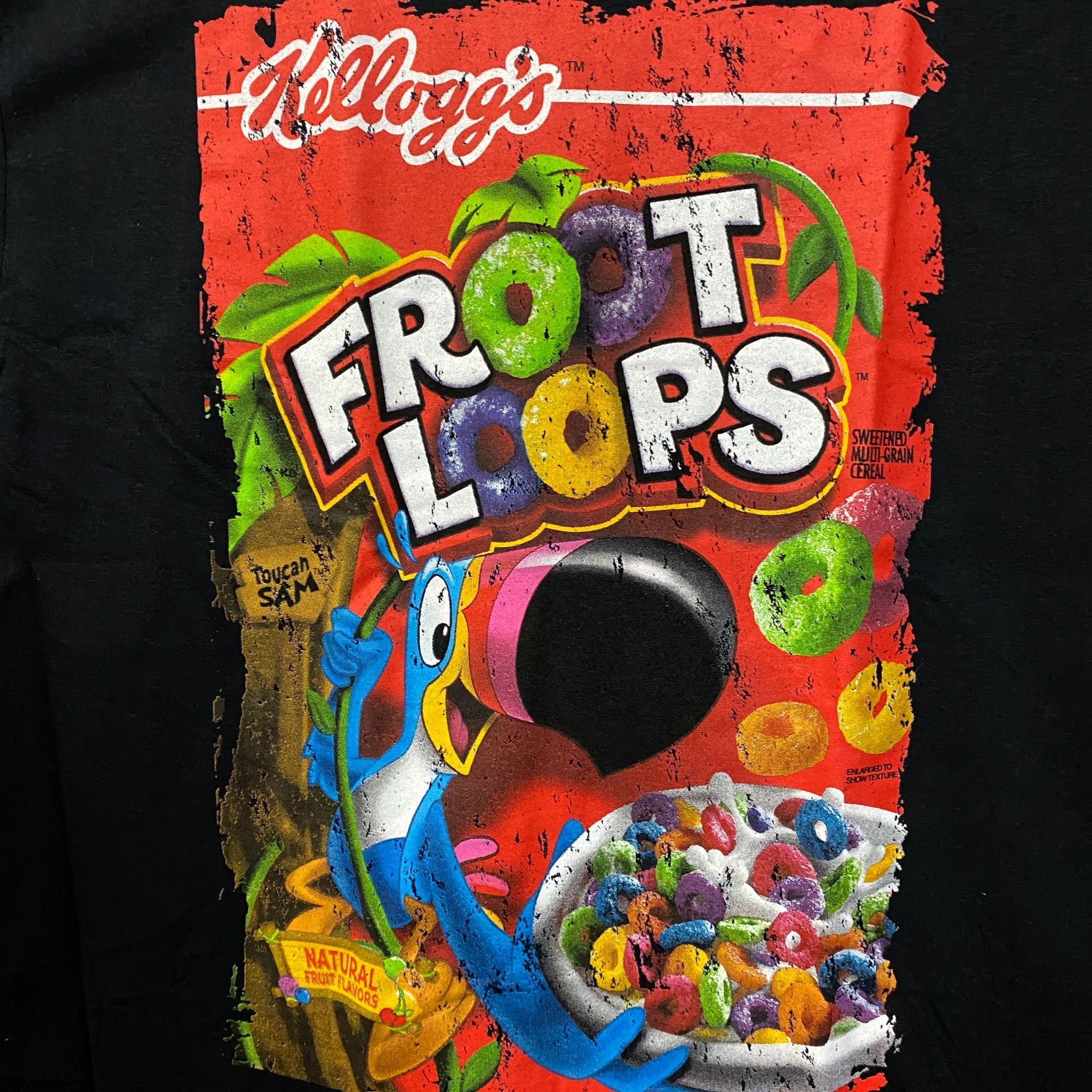 Other Froot Loops Toucan Sam Kellogg's Cereal Cover Promo T-Shirt Size US M / EU 48-50 / 2 - 2 Thumbnail