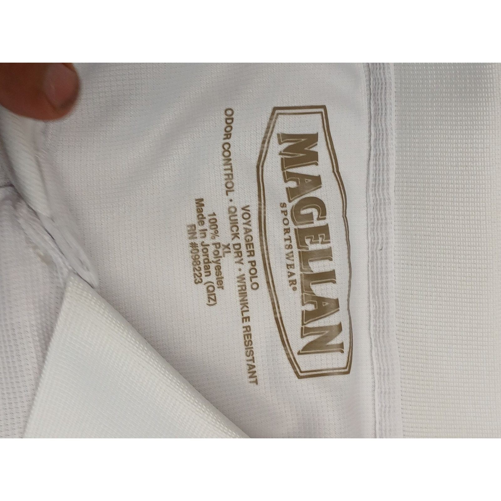 Other Magellan Sportswear (XL) White Collar Golf Polo Shirt Size US XL / EU 56 / 4 - 5 Thumbnail