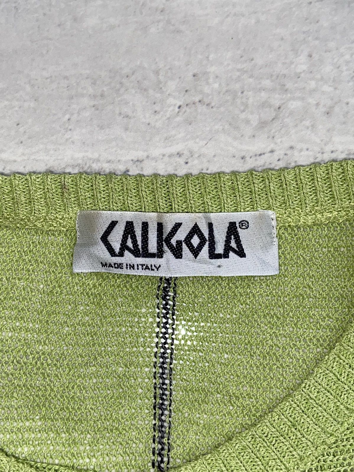 Designer CALIGOLA Knit Long Sleeve T-shirt Size US XXS / EU 40 - 6 Thumbnail