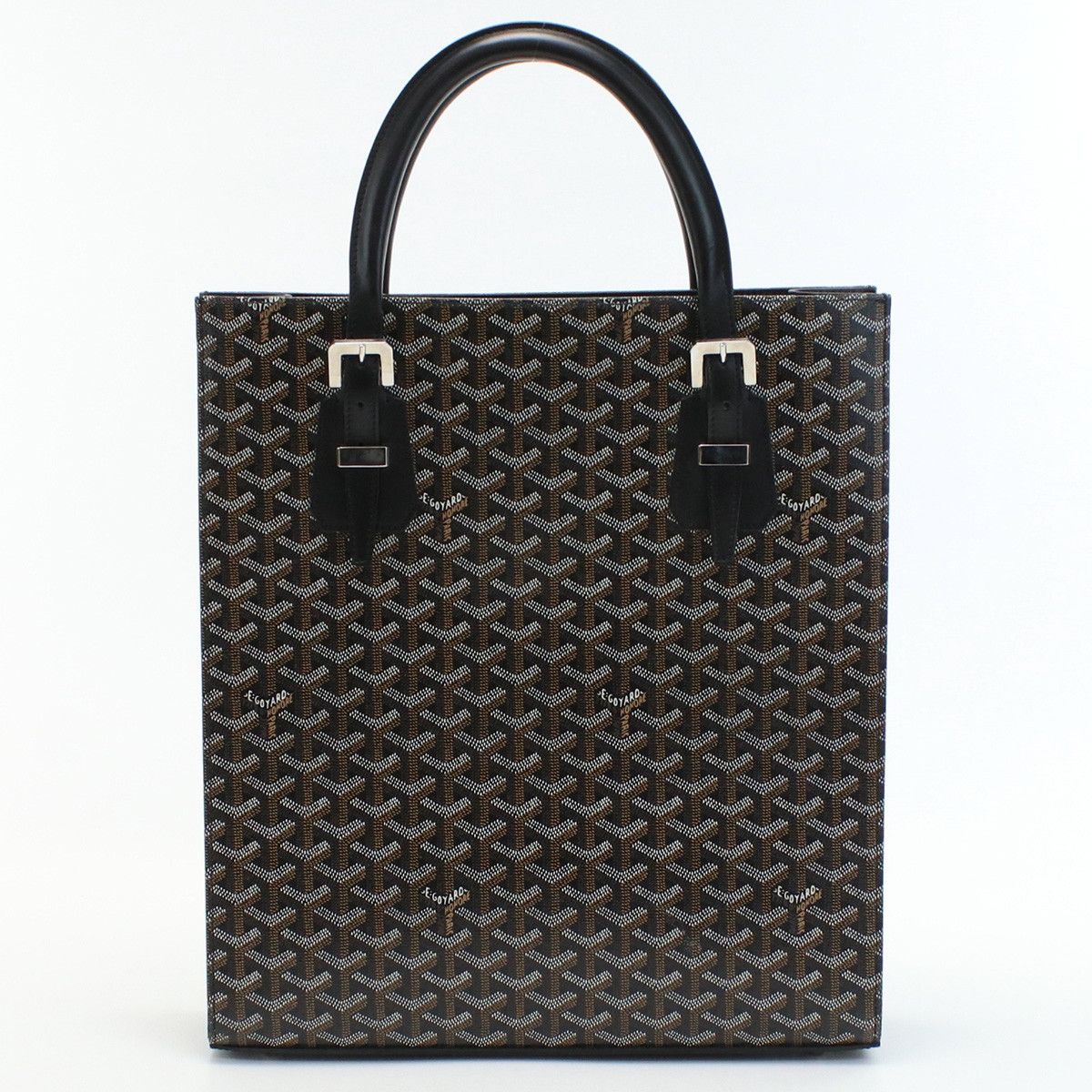 image of Goyard Comor Gm Tote Bag Coated Canvas in Black, Women's