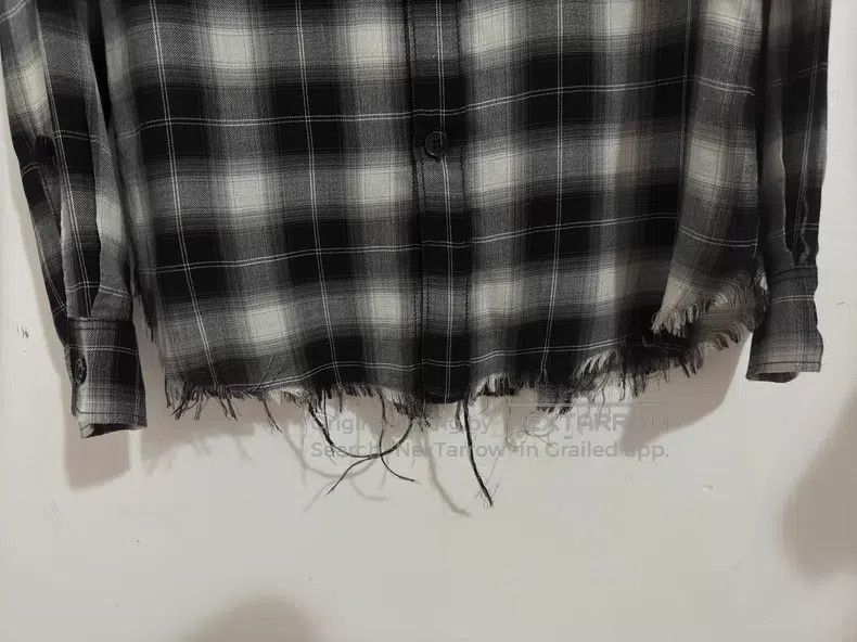 Saint Laurent Paris Saint Laurent Paris Point Collar Black and White and Grey Size US XS / EU 42 / 0 - 5 Thumbnail