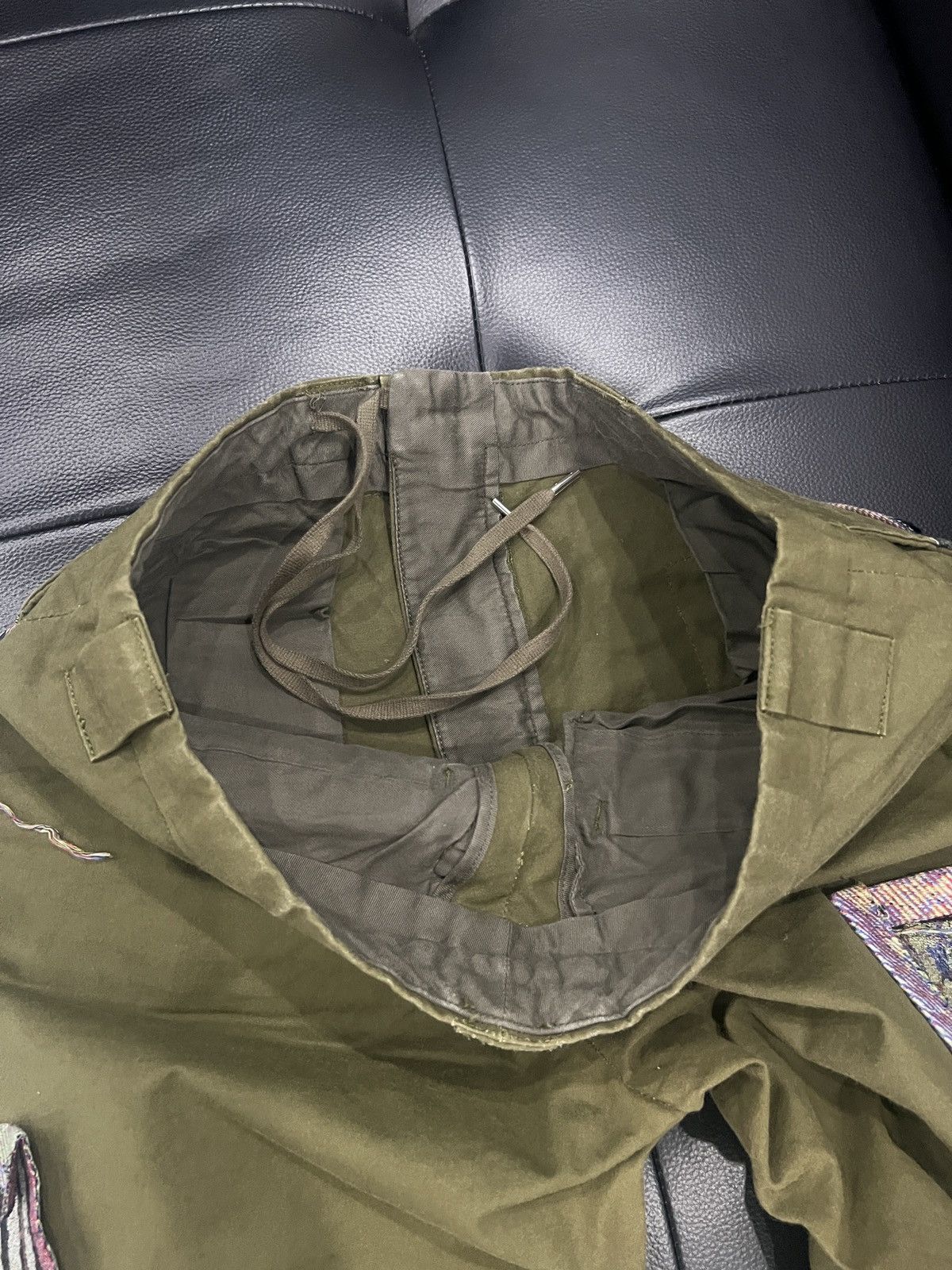 Maison MIHARA YASUHIRO Maison Mihara Yasuhiro Knit Patchwork Cargo Pants Size US 34 / EU 50 - 13 Thumbnail