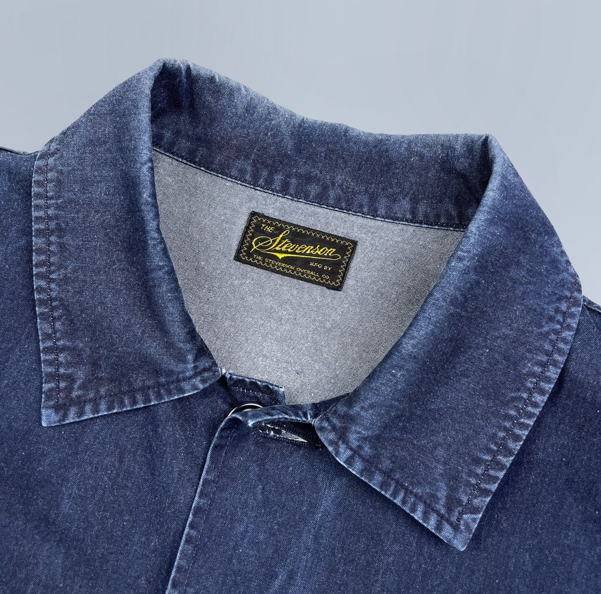 Stevenson Overall Co. The Stevenson Overall Co Japan Denim Overshirt Shirt Size L Size US L / EU 52-54 / 3 - 10 Thumbnail