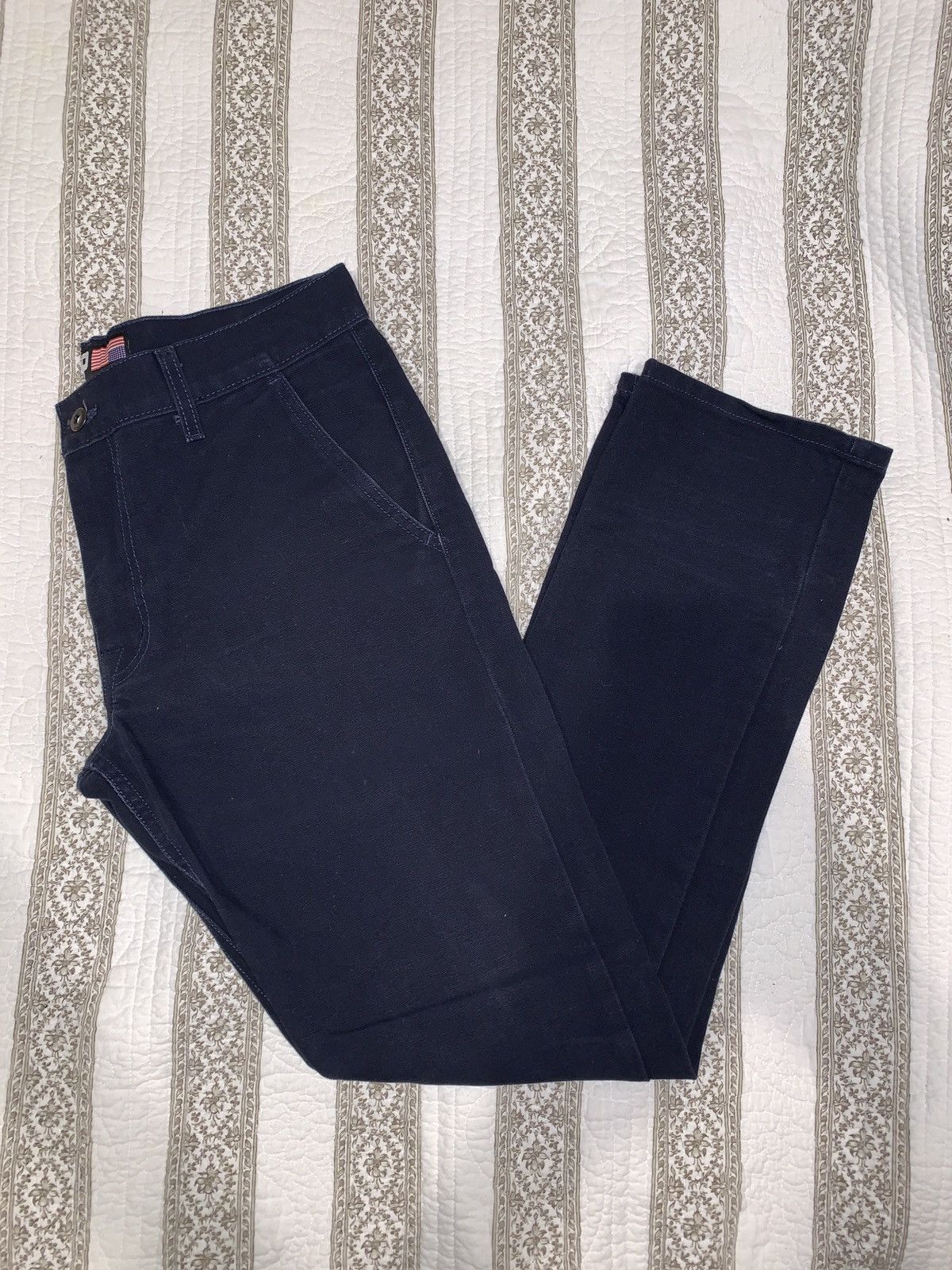 Fuck The Population 2016 FTP Duck Canvas slim fit Chino - Navy Size US 34 / EU 50 - 3 Thumbnail