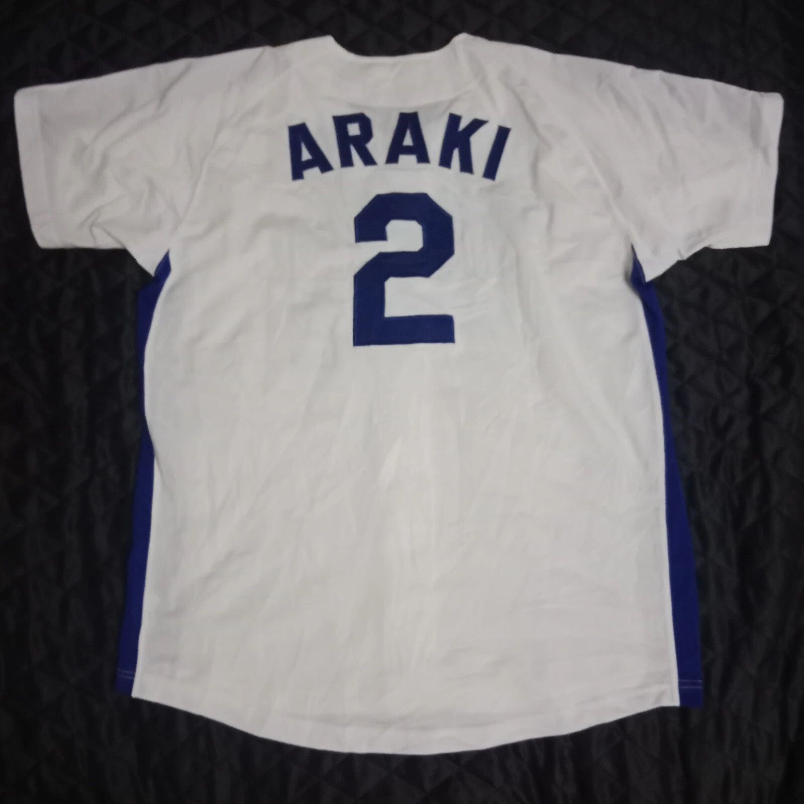 Mizuno Chunichi Dragons Masahiro Araki NPB MLB Baseball Jersey Size US XL / EU 56 / 4 - 4 Thumbnail