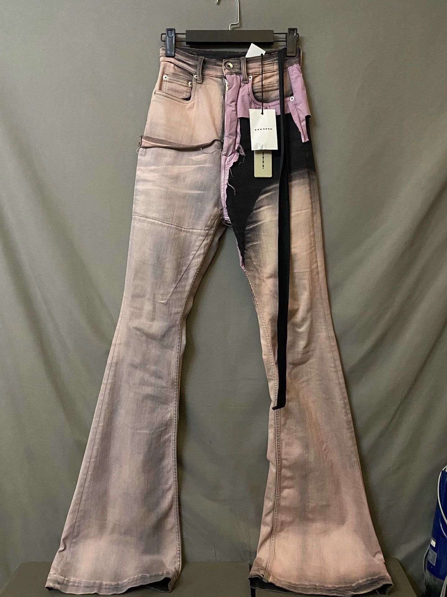 Rick Owens Rick Owens 23ss Drkshdw patchwork pink jeans Size 26" / US 2 / IT 38 - 1 Thumbnail