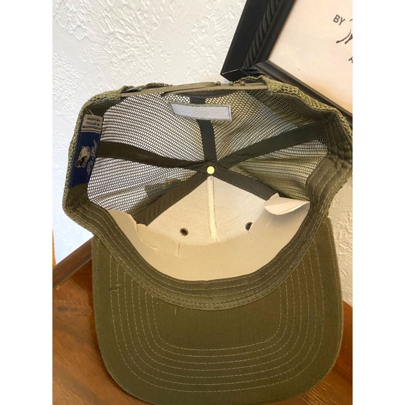 Imperial Pitbull Trucker Hat green NWT Texas patch Rare Imperial Leather patch Mens One Size Fits Most Adjustable Size ONE SIZE - 4 Thumbnail