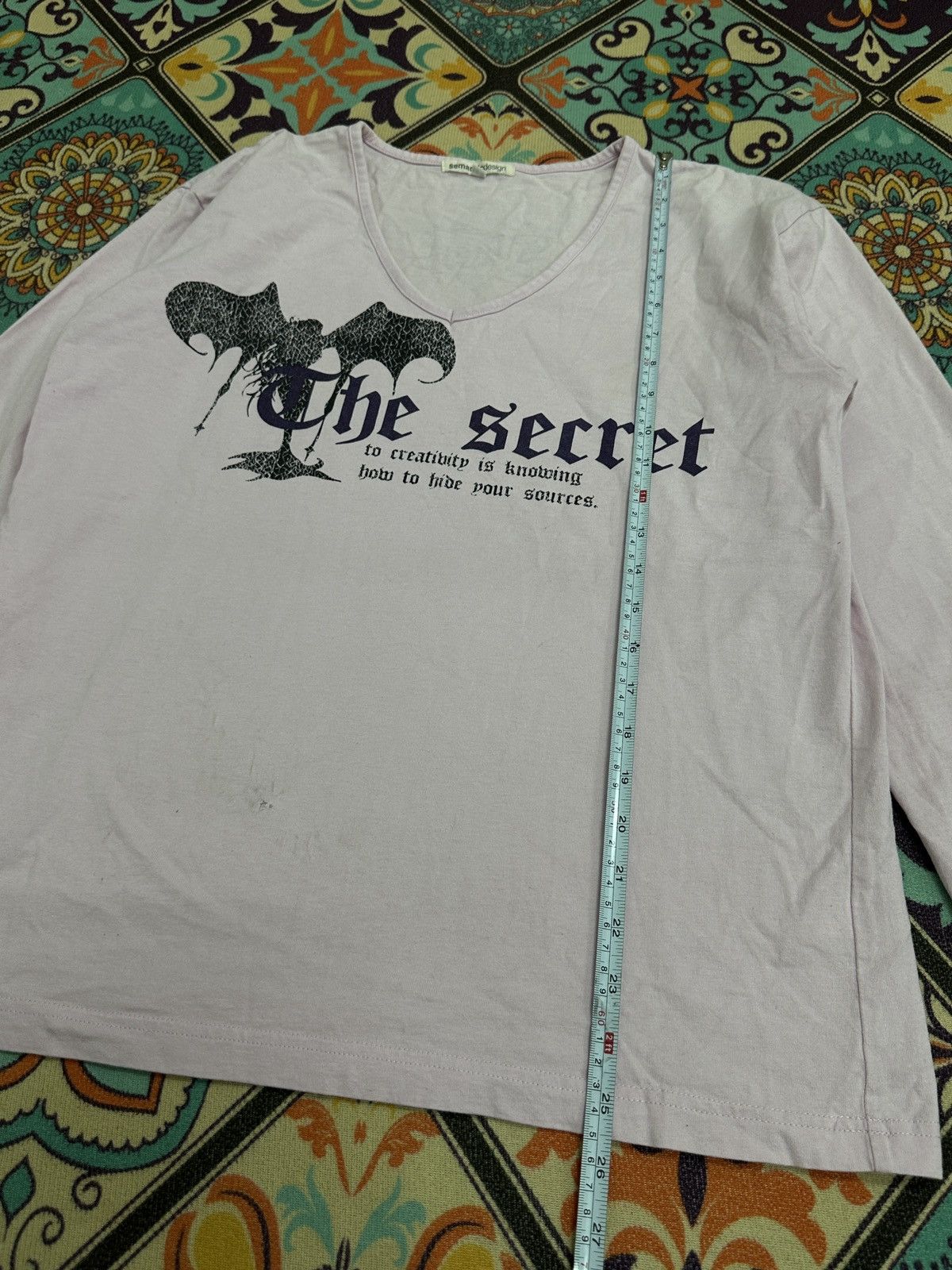 semanticdesign SemanticDesign “The Secret” V Neck L/S Shirt Size US M / EU 48-50 / 2 - 4 Thumbnail